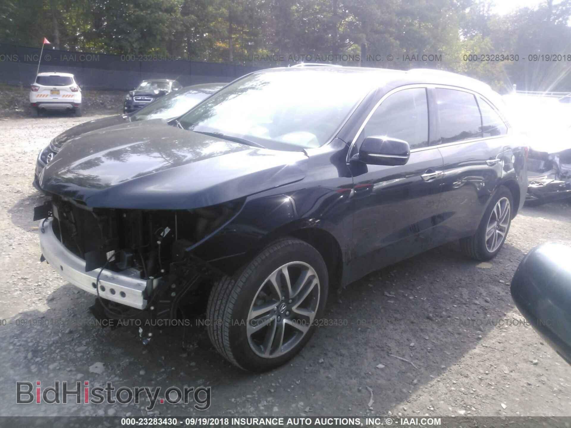 2017 Acura Mdx - VIN: 5FRYD4H90HB019399 - Фото 2