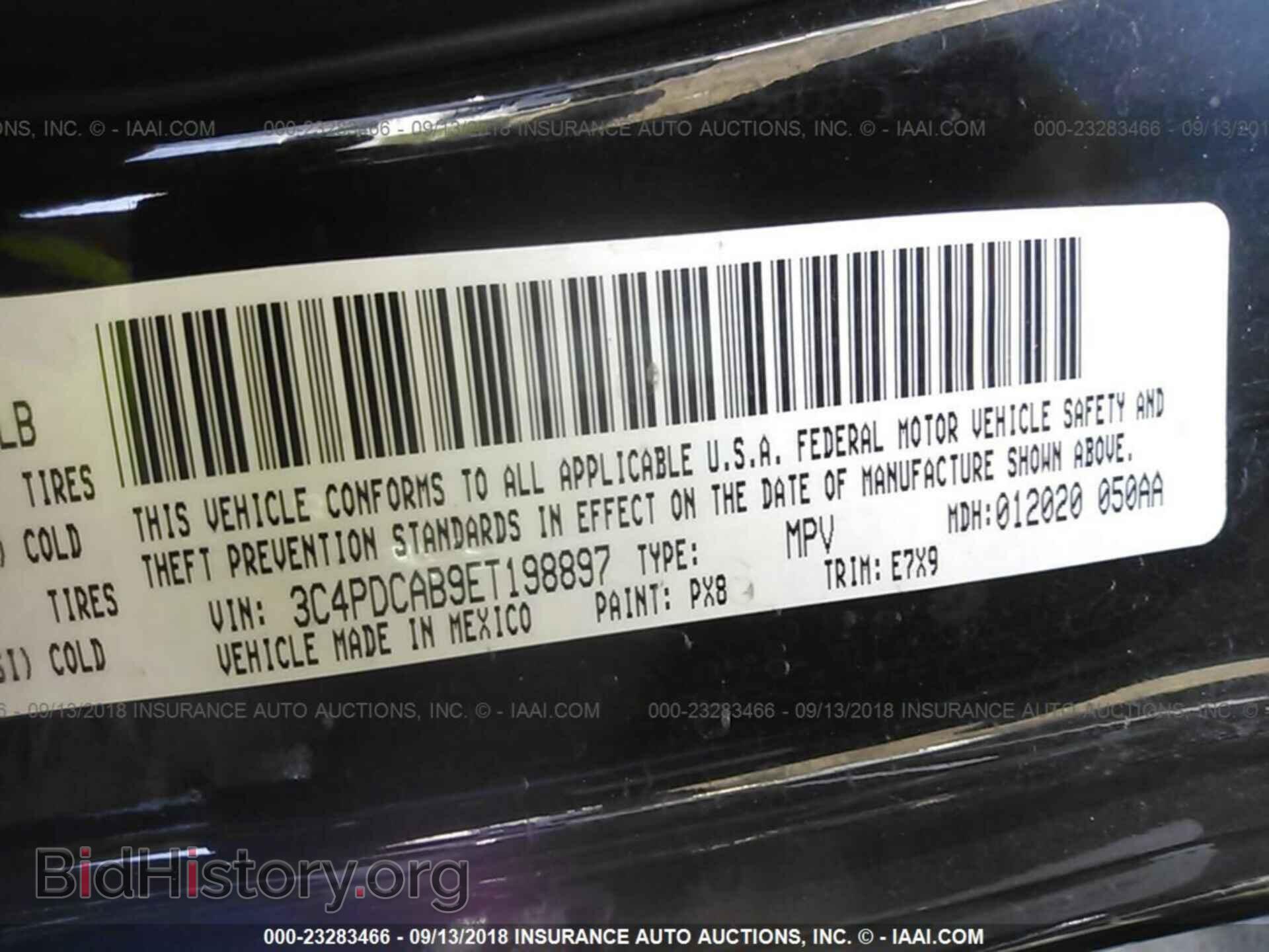 2014 Dodge Journey - VIN: 3C4PDCAB9ET198897 - Фото 9