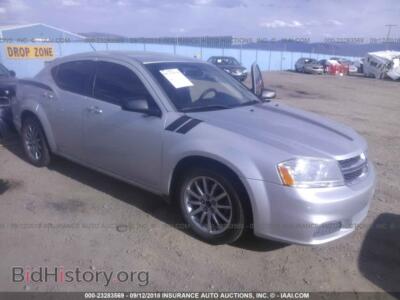 2011 Dodge AVENGER, серебристый — VIN 1B3BD4FB1BN608663, IAAI