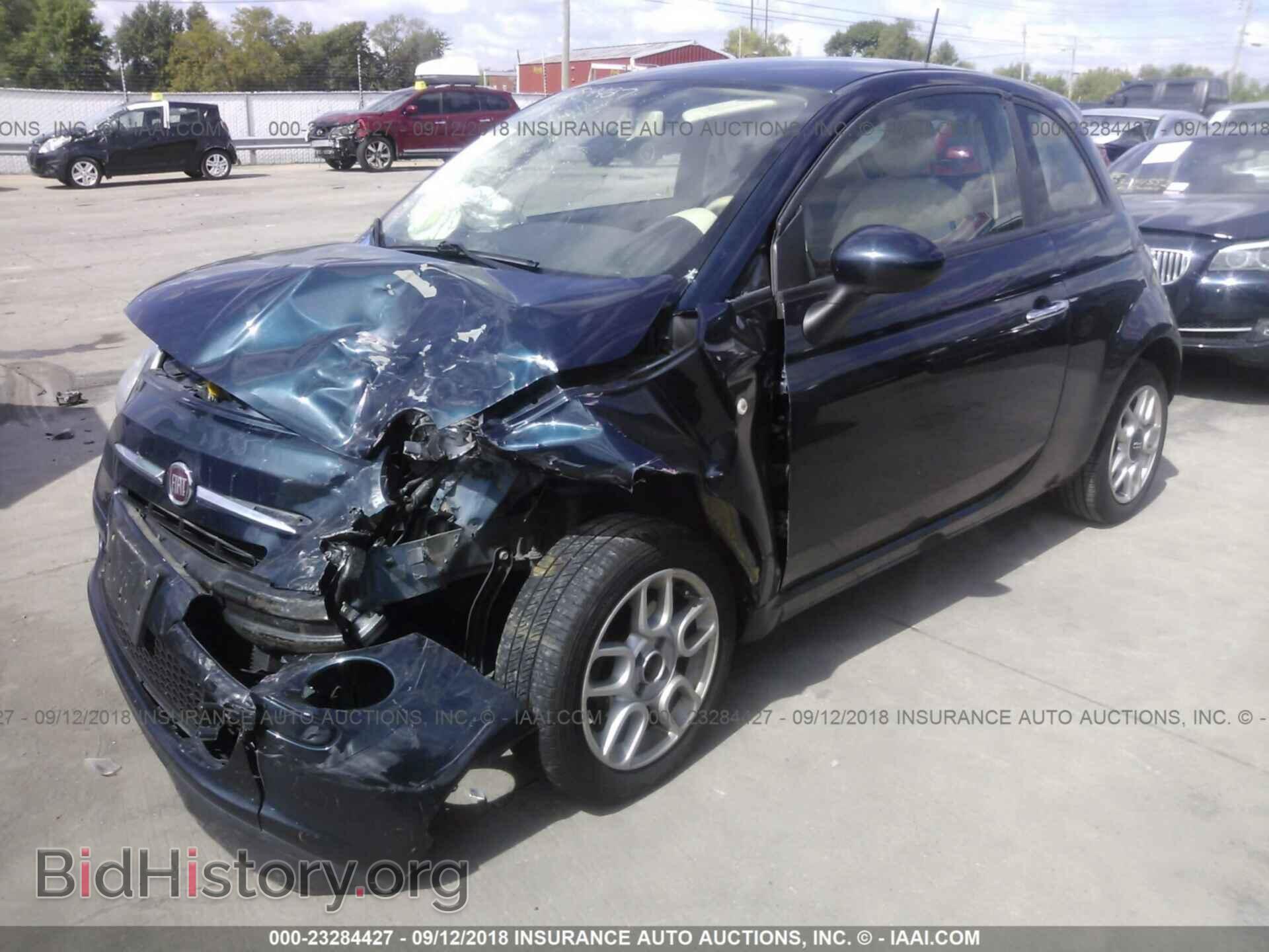 2013 Fiat 500 - VIN: 3C3CFFAR6DT554877 - Фото 2