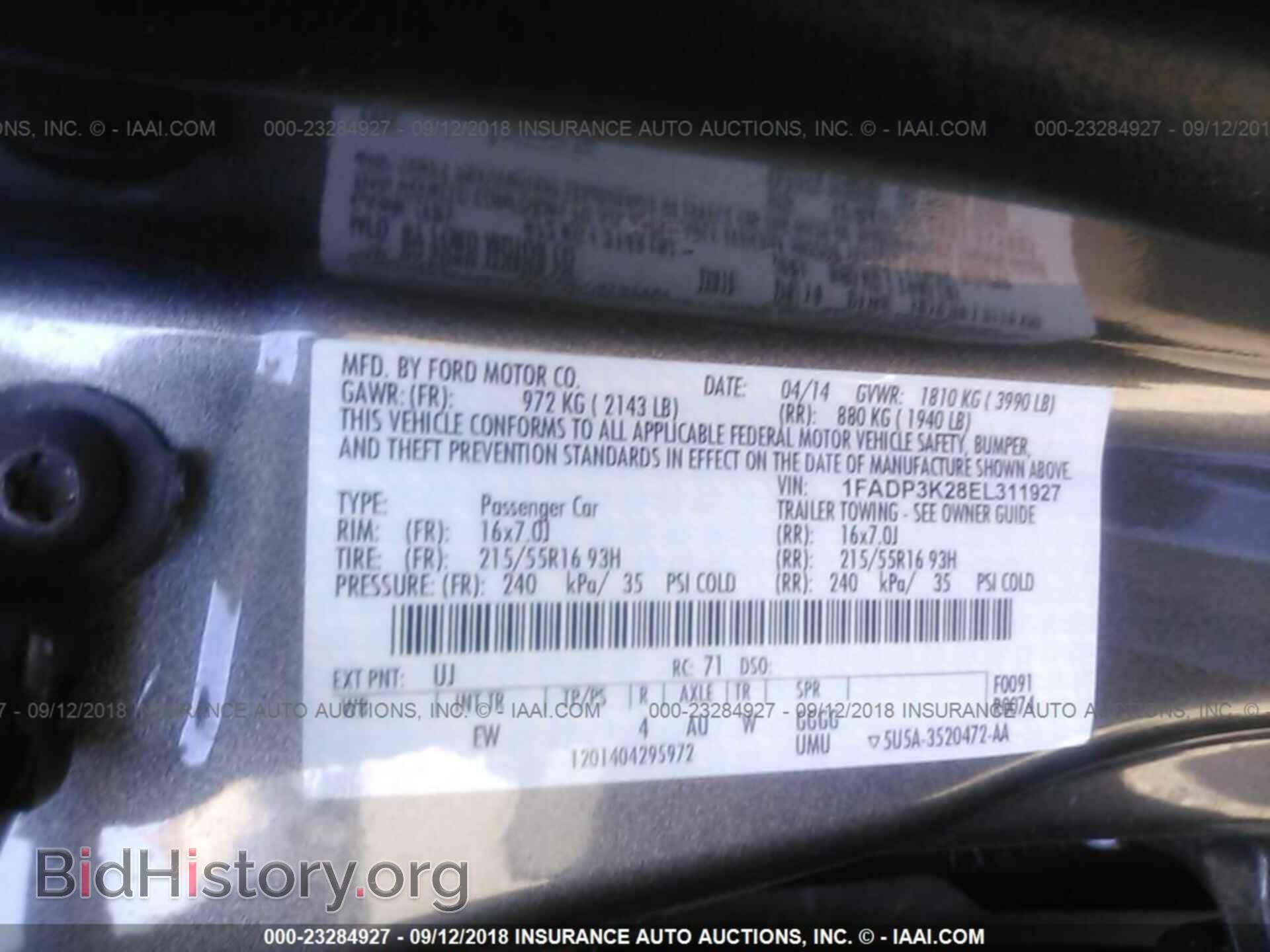 2014 Ford Focus - VIN: 1FADP3K28EL311927 - Photo 9