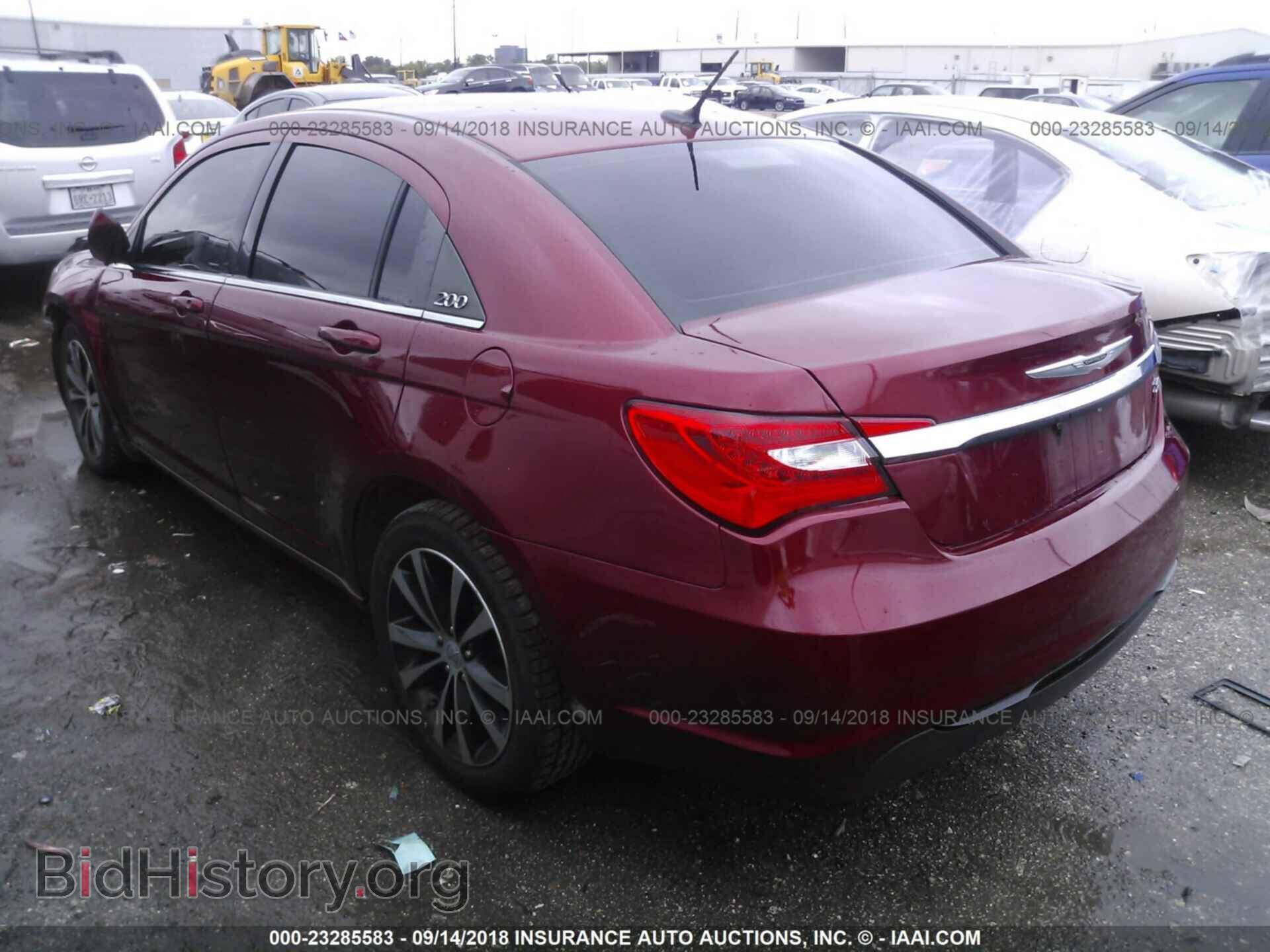 2012 Chrysler 200 - VIN: 1C3CCBHG7CN123663 - Фото 3