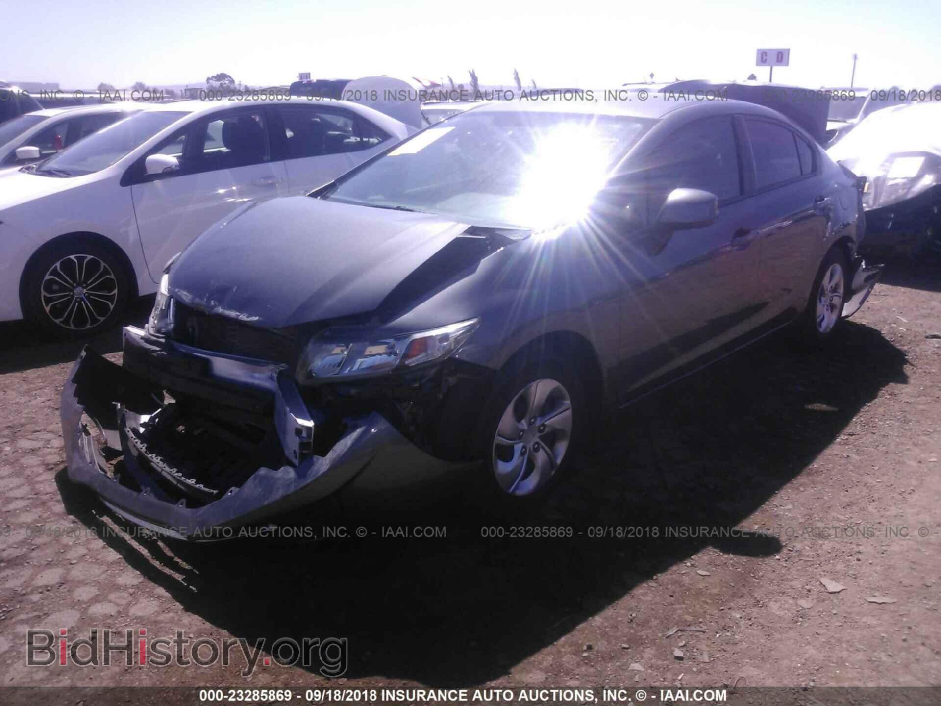 2013 Honda Civic - VIN: 19XFB2F51DE272671 - Фото 2