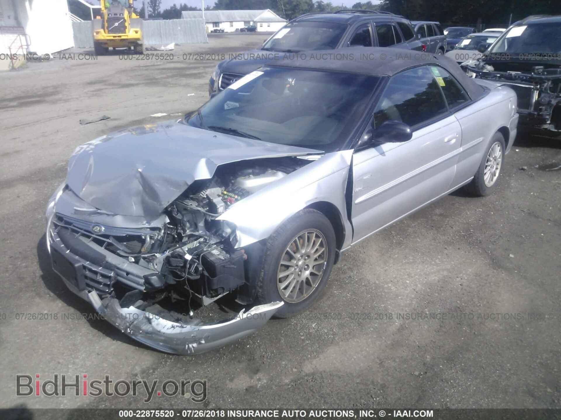 2004 CHRYSLER SEBRING - VIN: 1C3EL55RX4N107183 - Фото 2