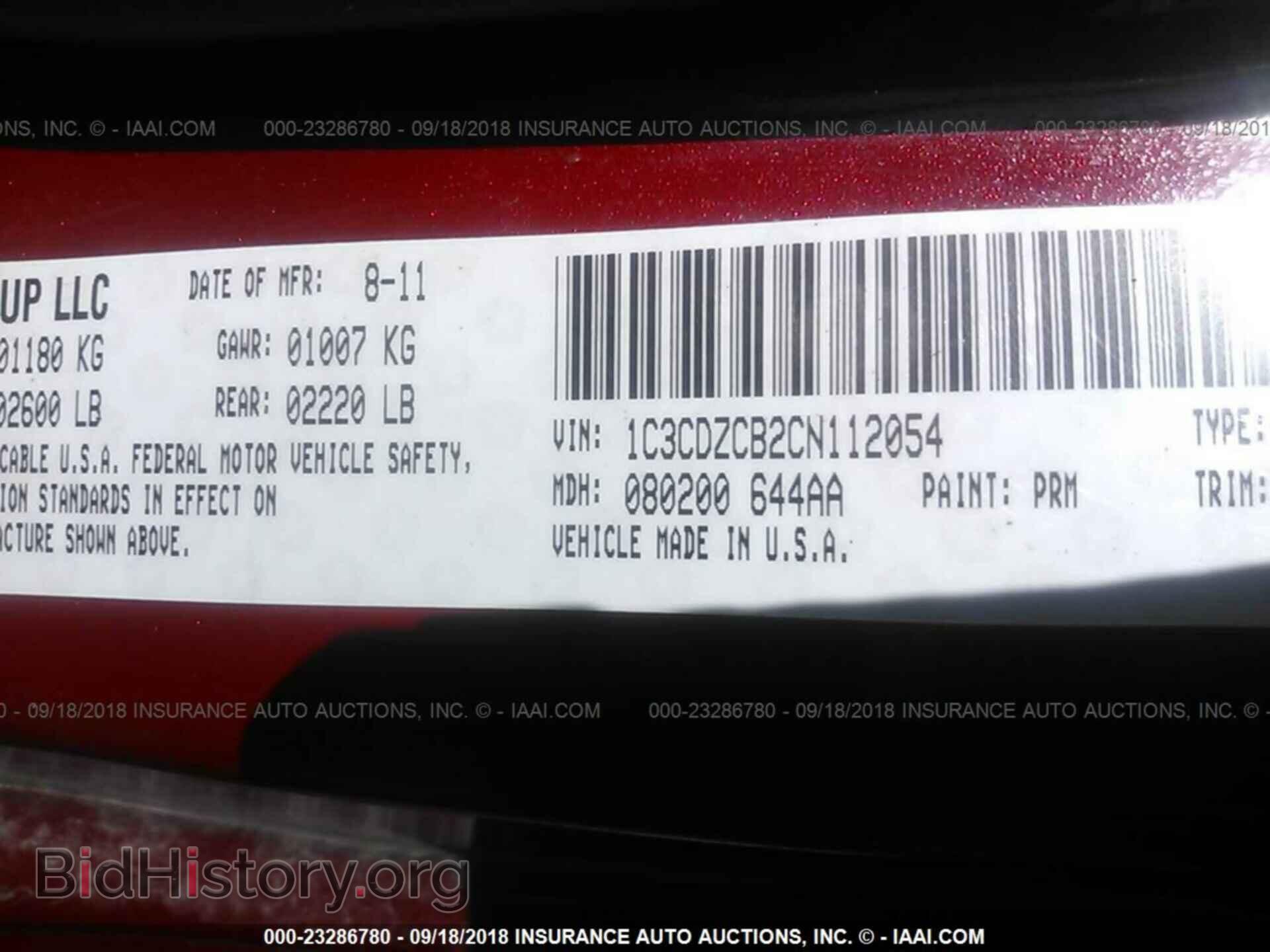 2012 Dodge Avenger - VIN: 1C3CDZCB2CN112054 - Photo 9