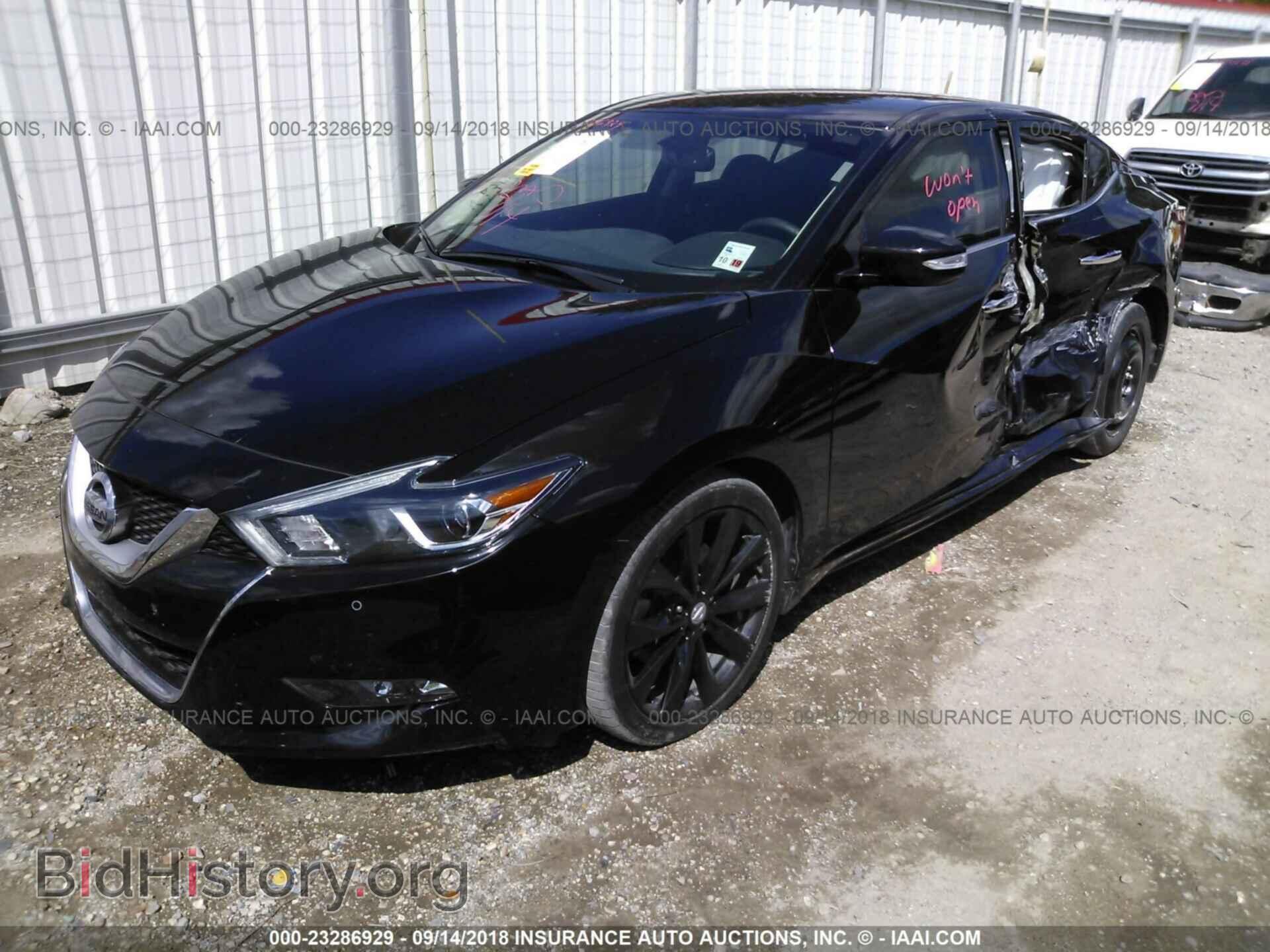 2017 Nissan Maxima - VIN: 1N4AA6APXHC409400 - Фото 2