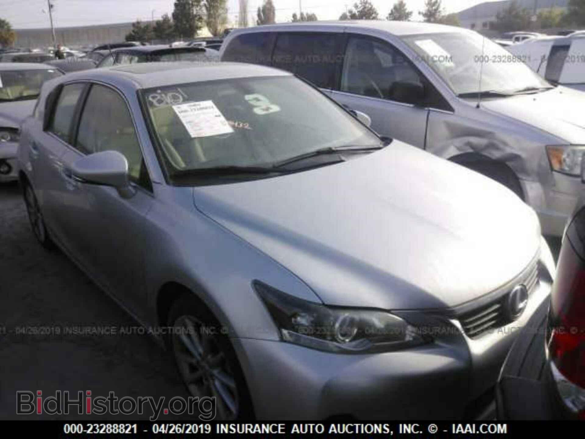 Фотография JTHKD5BH6D2154489 - LEXUS CT 2013