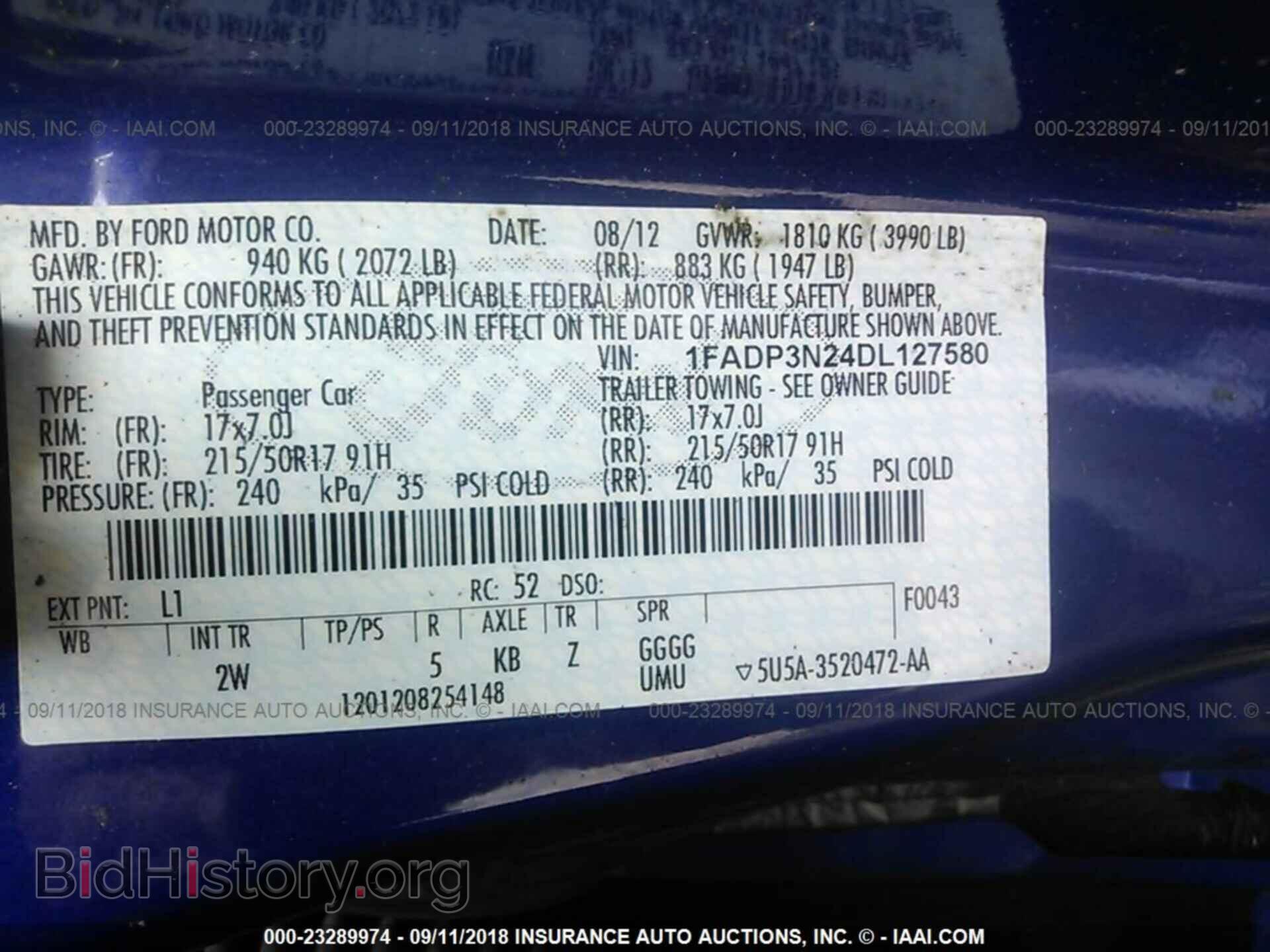 2013 Ford Focus - VIN: 1FADP3N24DL127580 - Photo 9