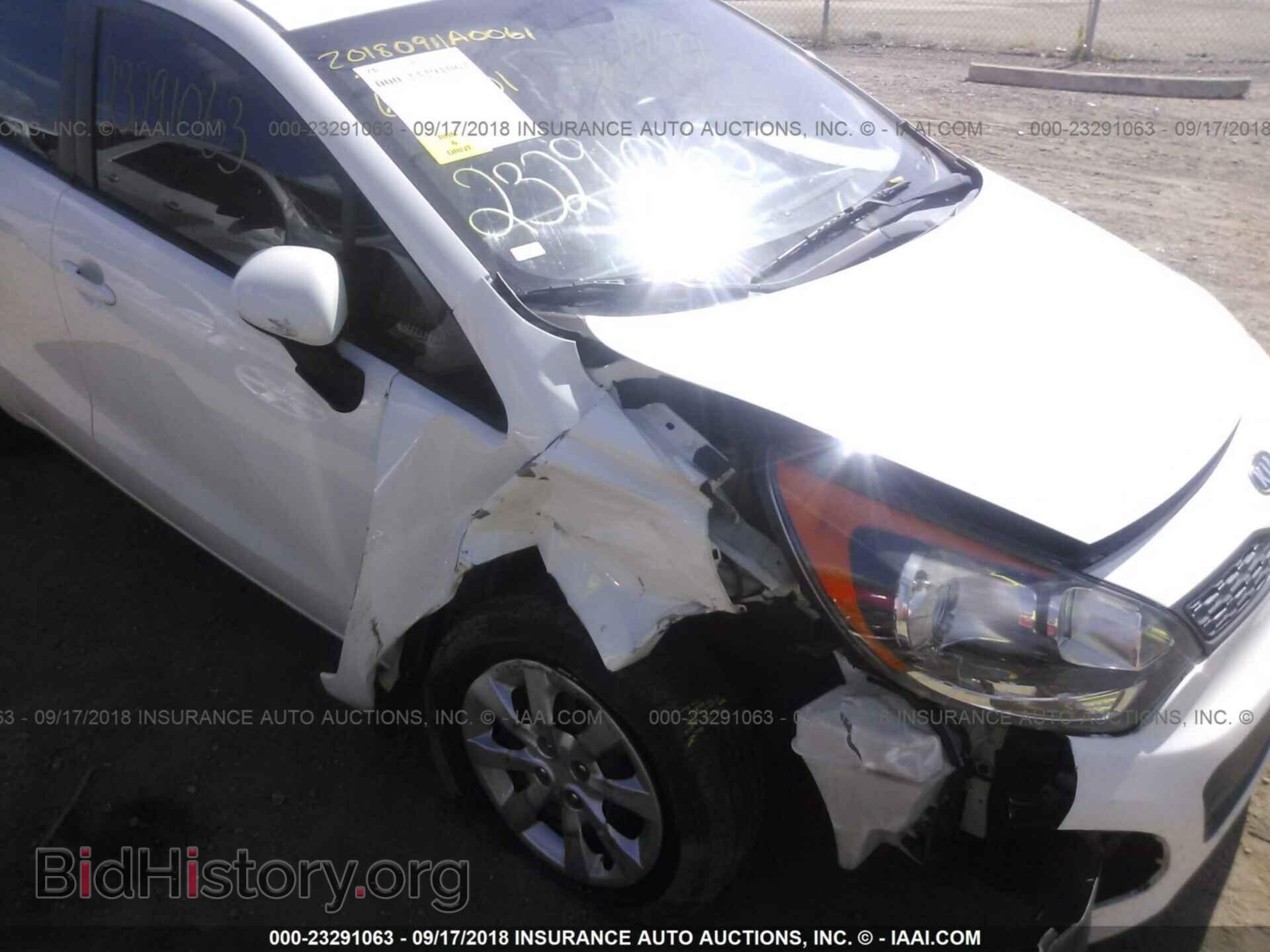 2012 KIA RIO - VIN: KNADM5A31C6090401 - Фото 6