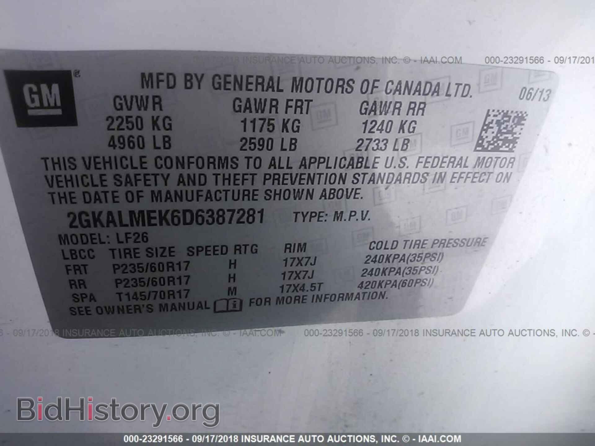 2013 Gmc Terrain - VIN: 2GKALMEK6D6387281 - Фото 9