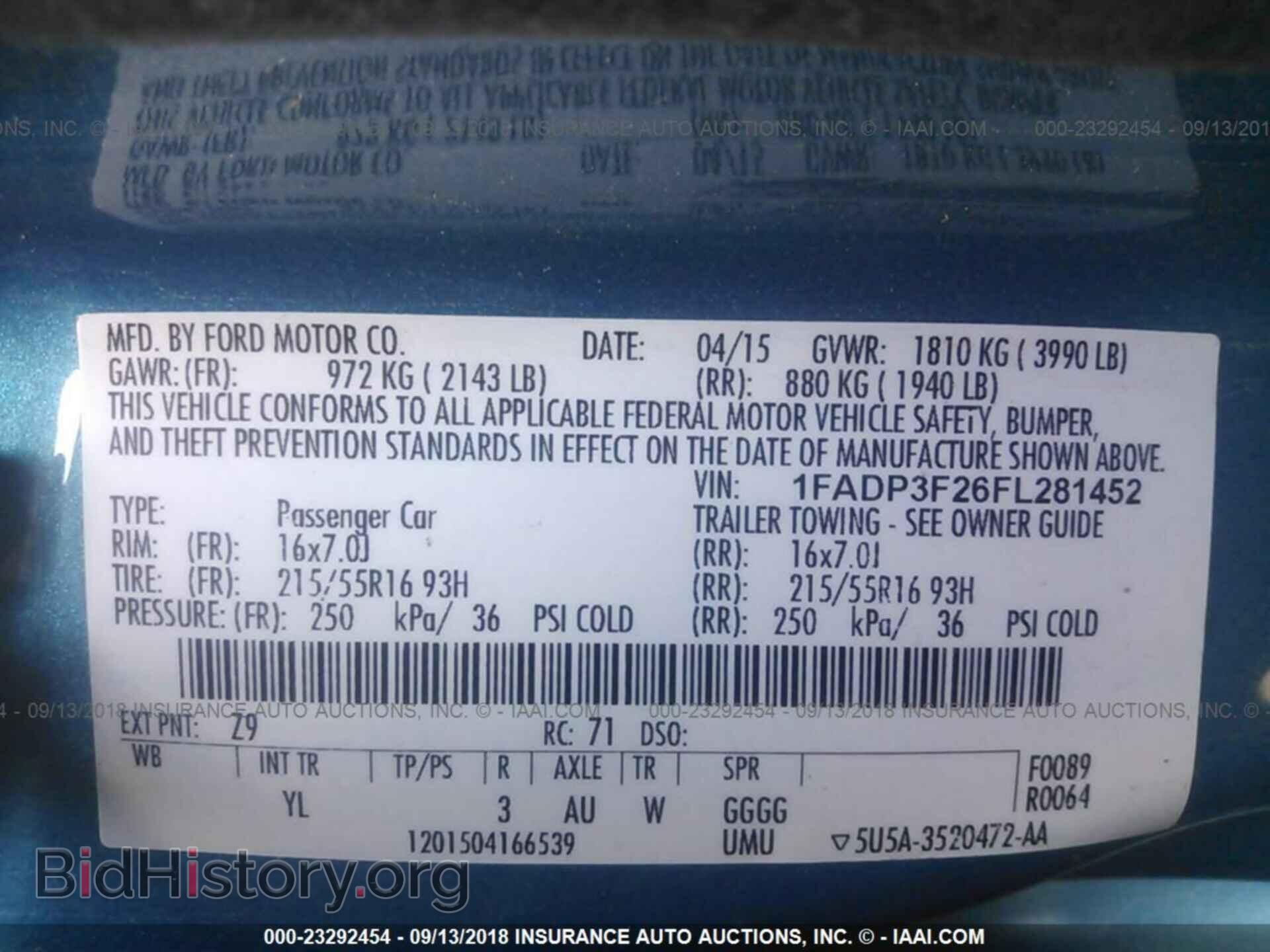 2015 Ford Focus - VIN: 1FADP3F26FL281452 - Photo 9