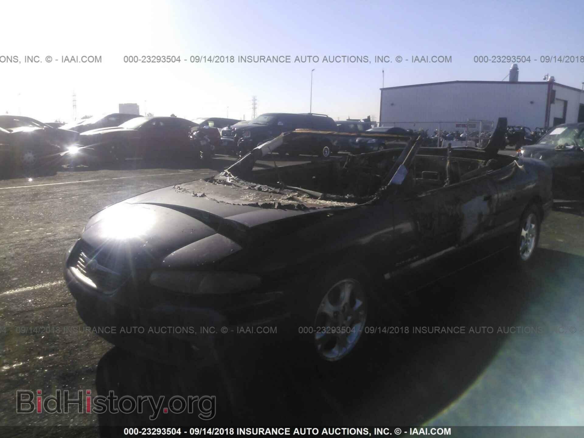 2000 CHRYSLER SEBRING - VIN: 3C3EL55H3YT294120 - Фото 2