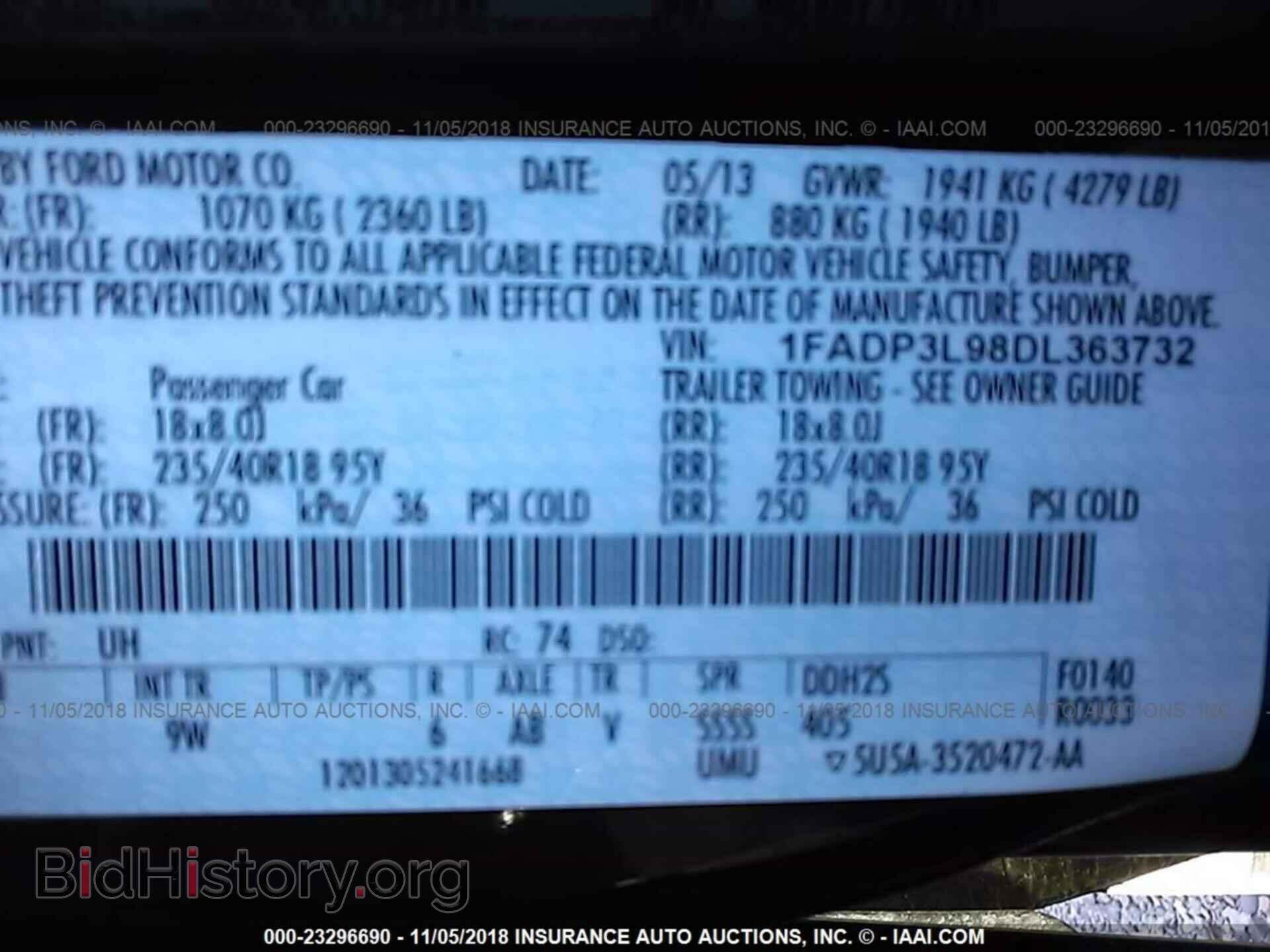 2013 Ford Focus - VIN: 1FADP3L98DL363732 - Фото 9