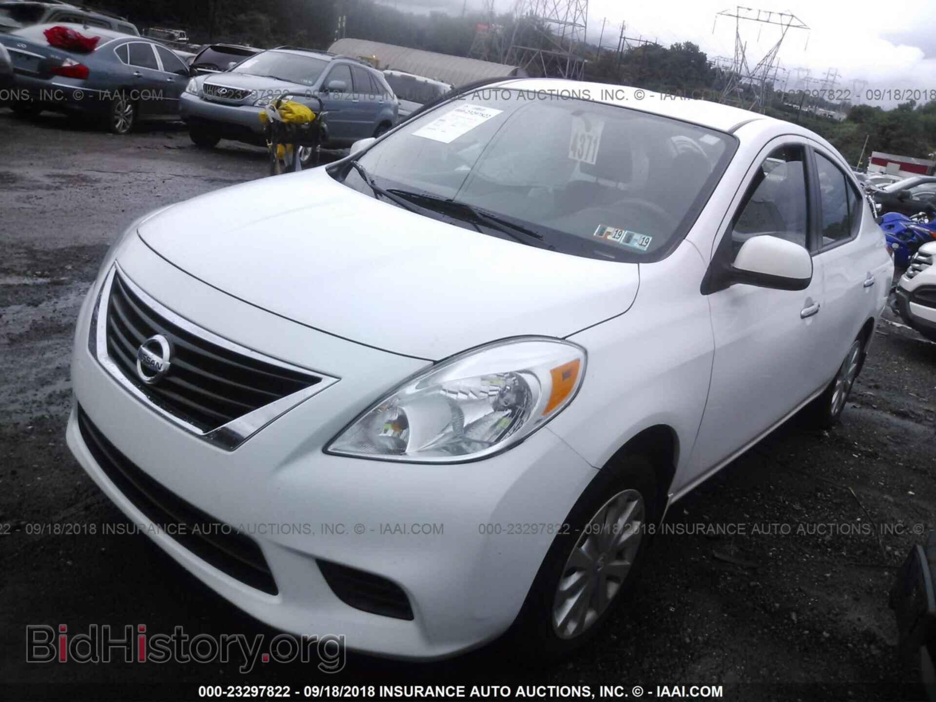 2012 Nissan Versa - VIN: 3N1CN7AP0CL927464 - Фото 2