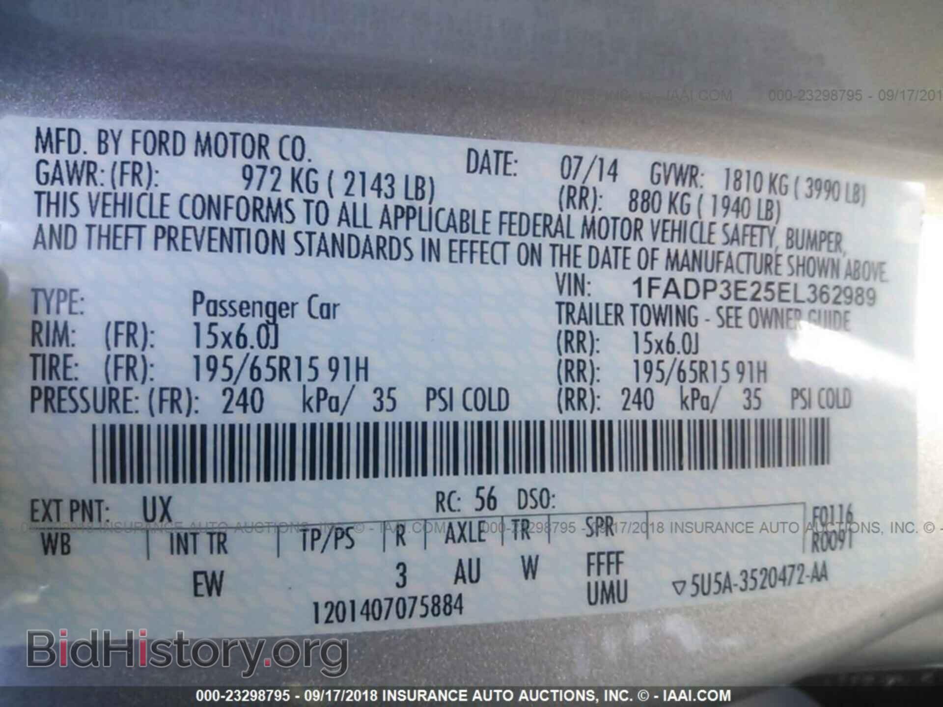 2014 Ford Focus - VIN: 1FADP3E25EL362989 - Photo 9