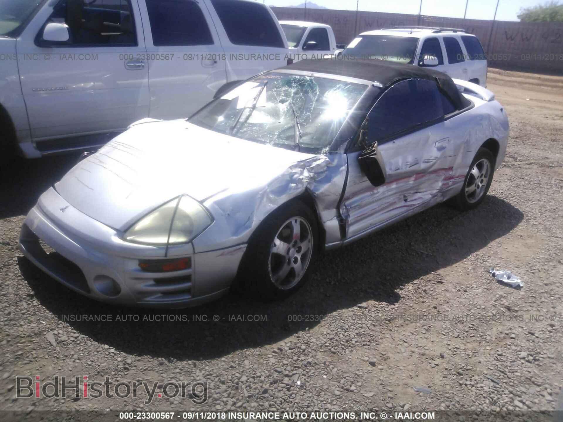 2003 MITSUBISHI ECLIPSE - VIN: 4A3AE45G73E033620 - Фото 2