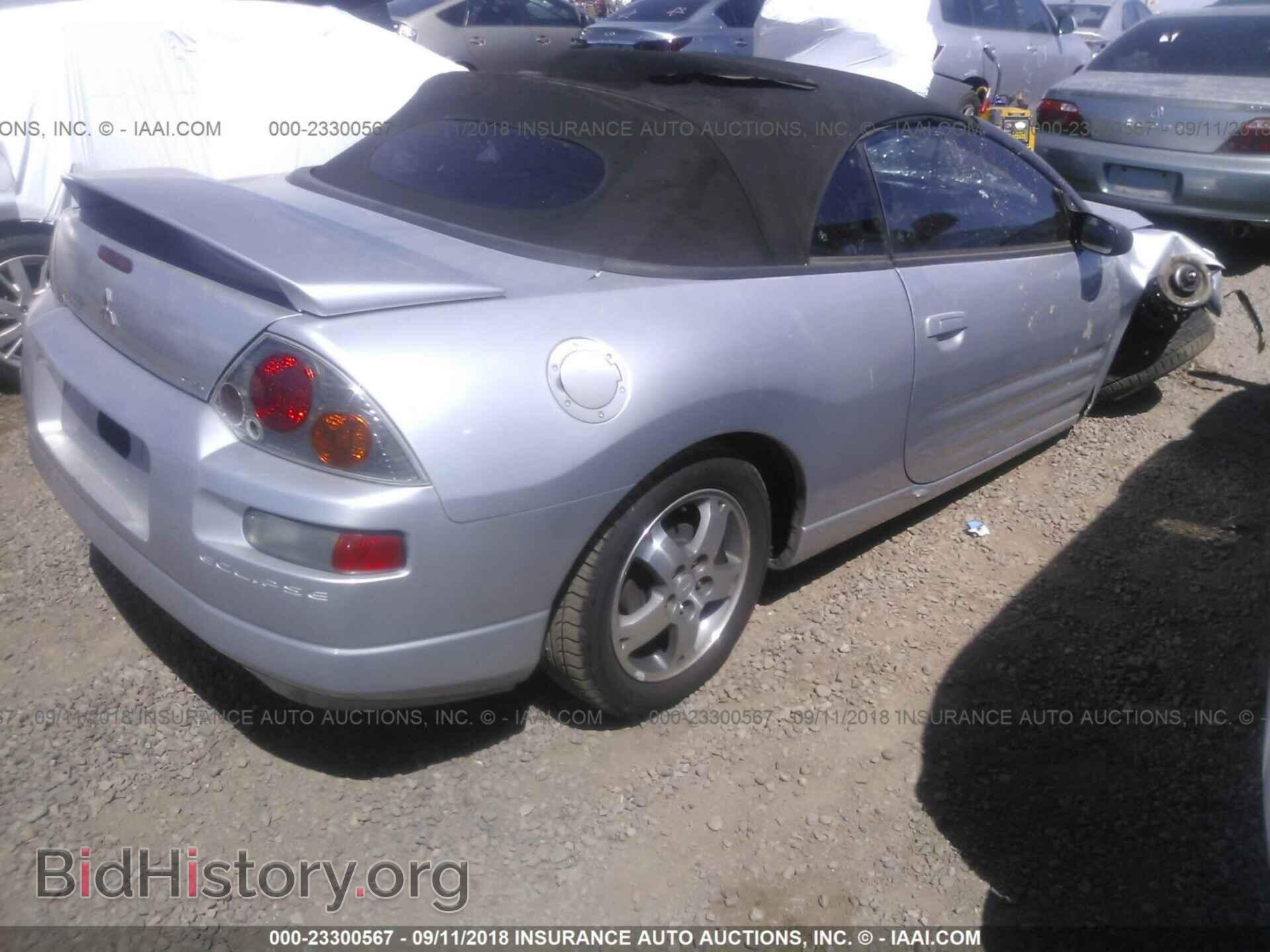 2003 MITSUBISHI ECLIPSE - VIN: 4A3AE45G73E033620 - Фото 4