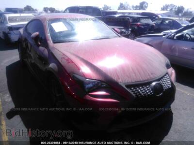 2016 Lexus RC, red — VIN JTHHA5BC2G5002770, IAAI