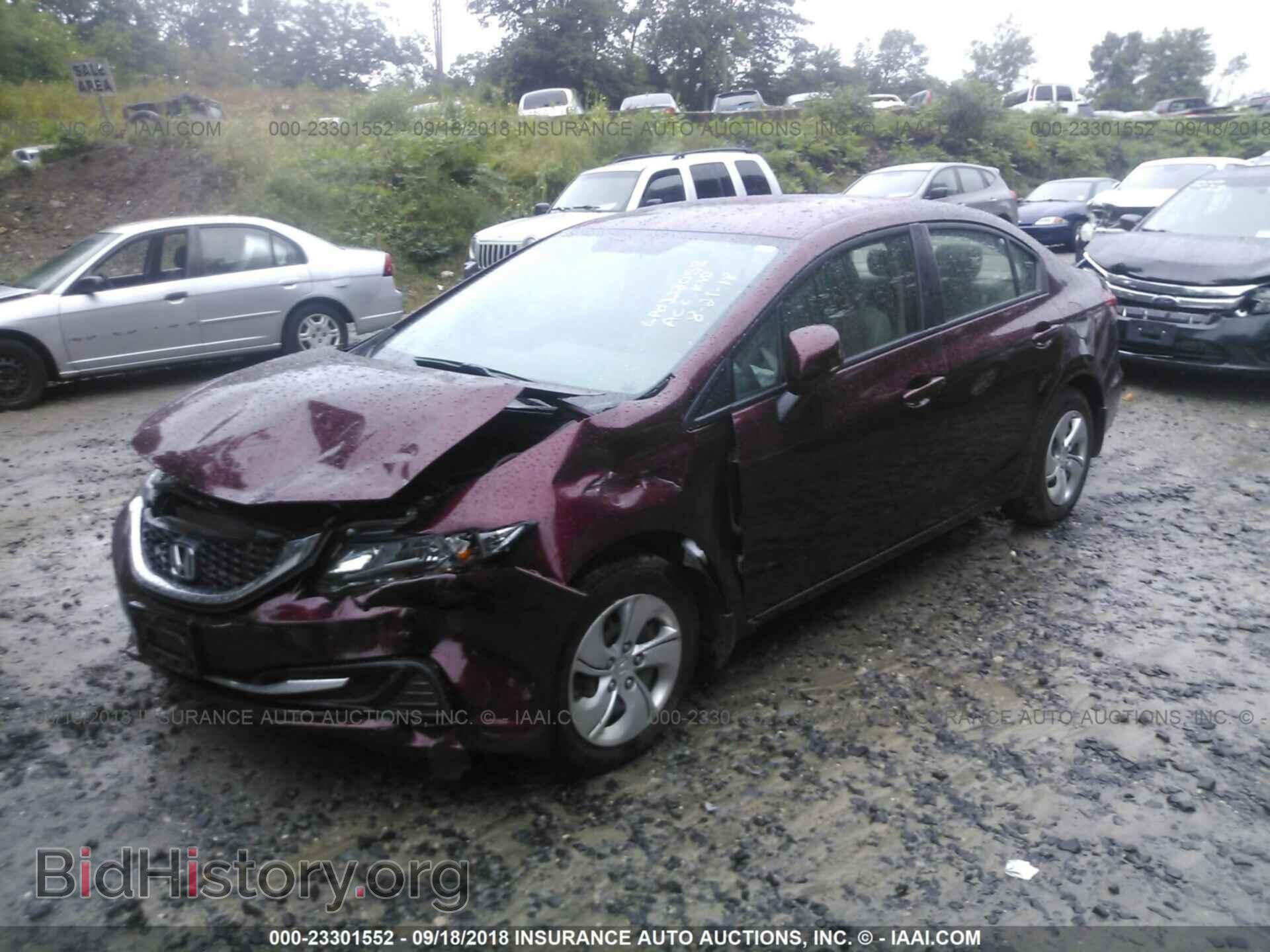 2013 Honda Civic - VIN: 2HGFB2F54DH506064 - Фото 2