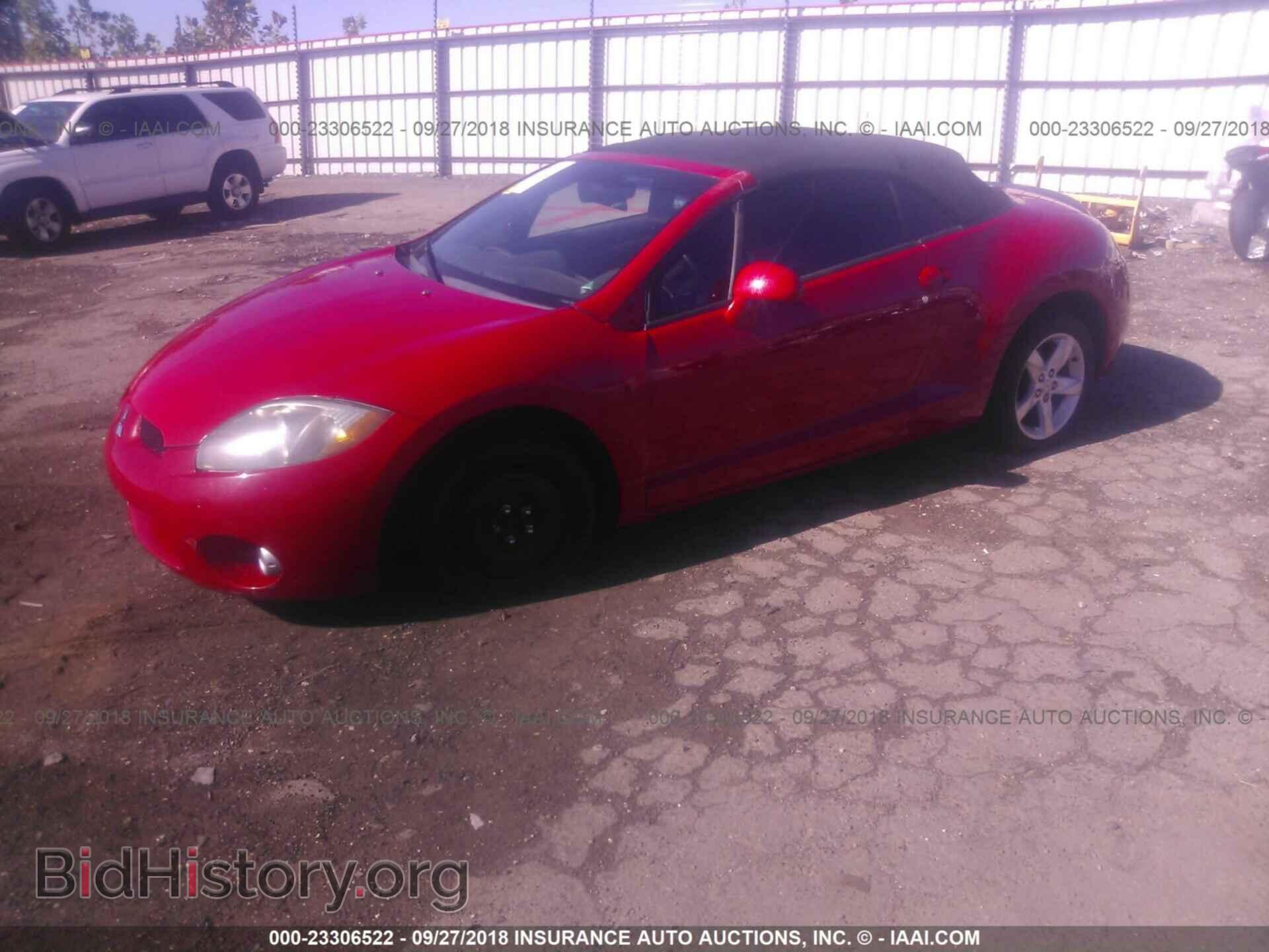 2007 MITSUBISHI ECLIPSE - VIN: 4A3AL25F27E006297 - Фото 2