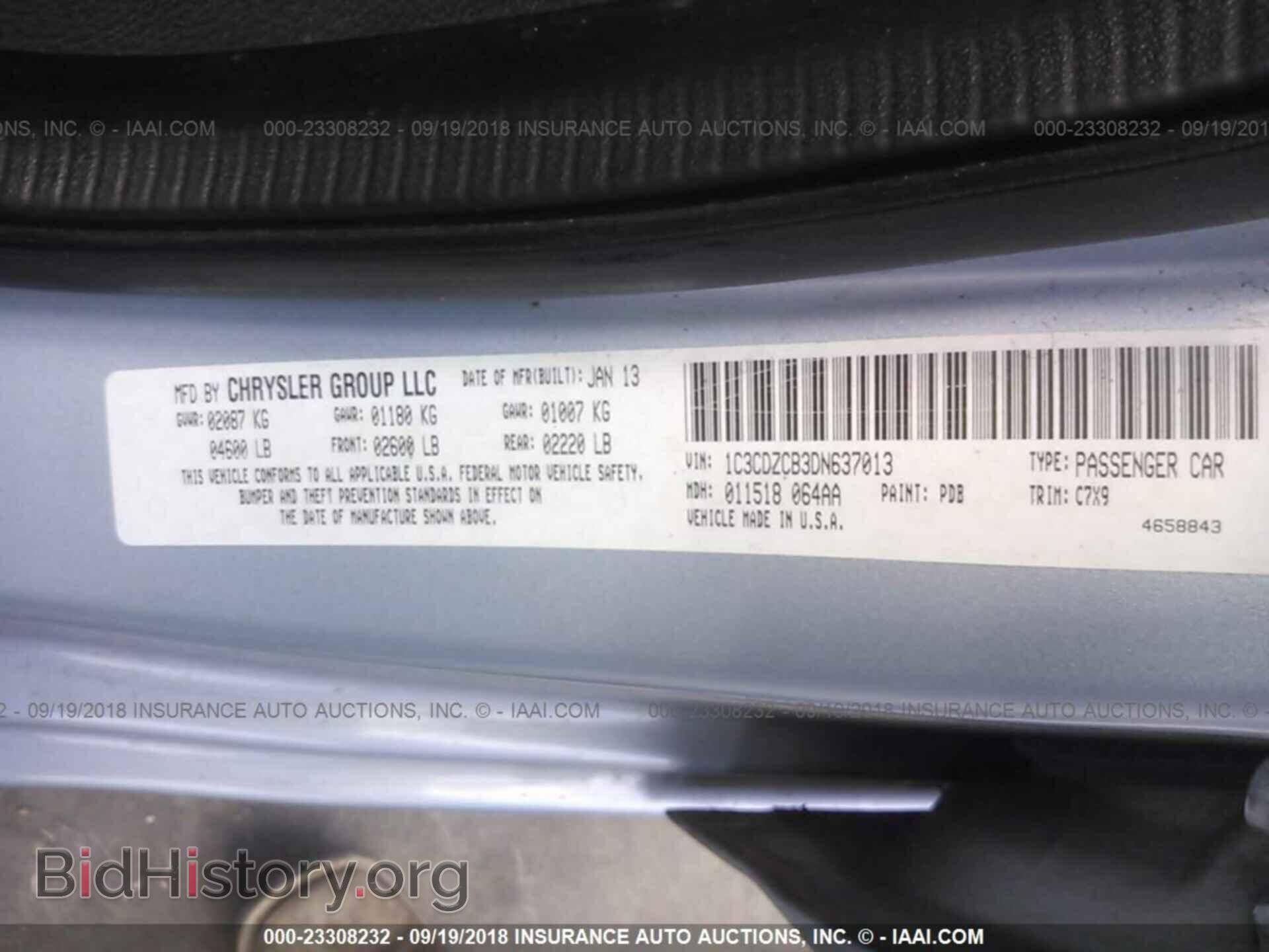 2013 Dodge Avenger - VIN: 1C3CDZCB3DN637013 - Photo 9