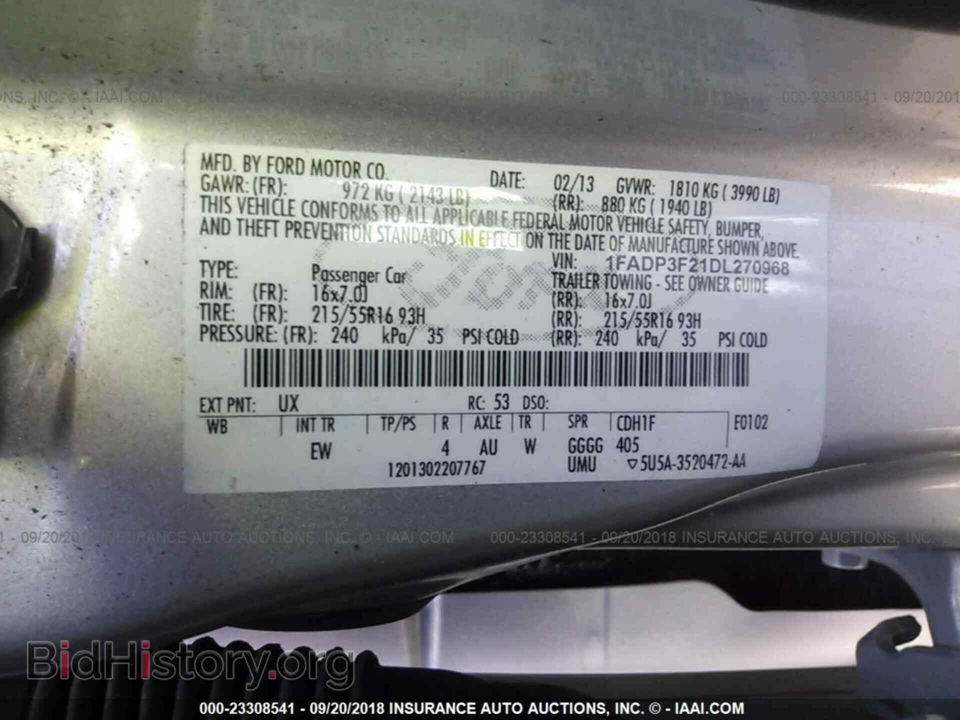 2013 Ford Focus - VIN: 1FADP3F21DL270968 - Photo 9