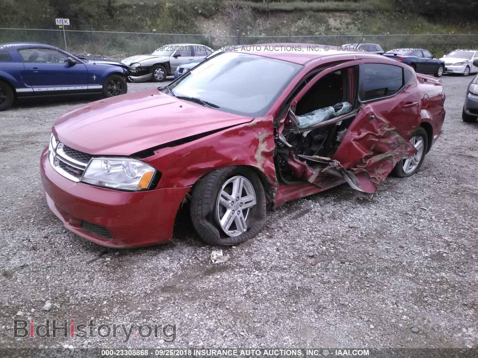 2014 Dodge Avenger - VIN: 1C3CDZAG4EN235713 - Фото 2