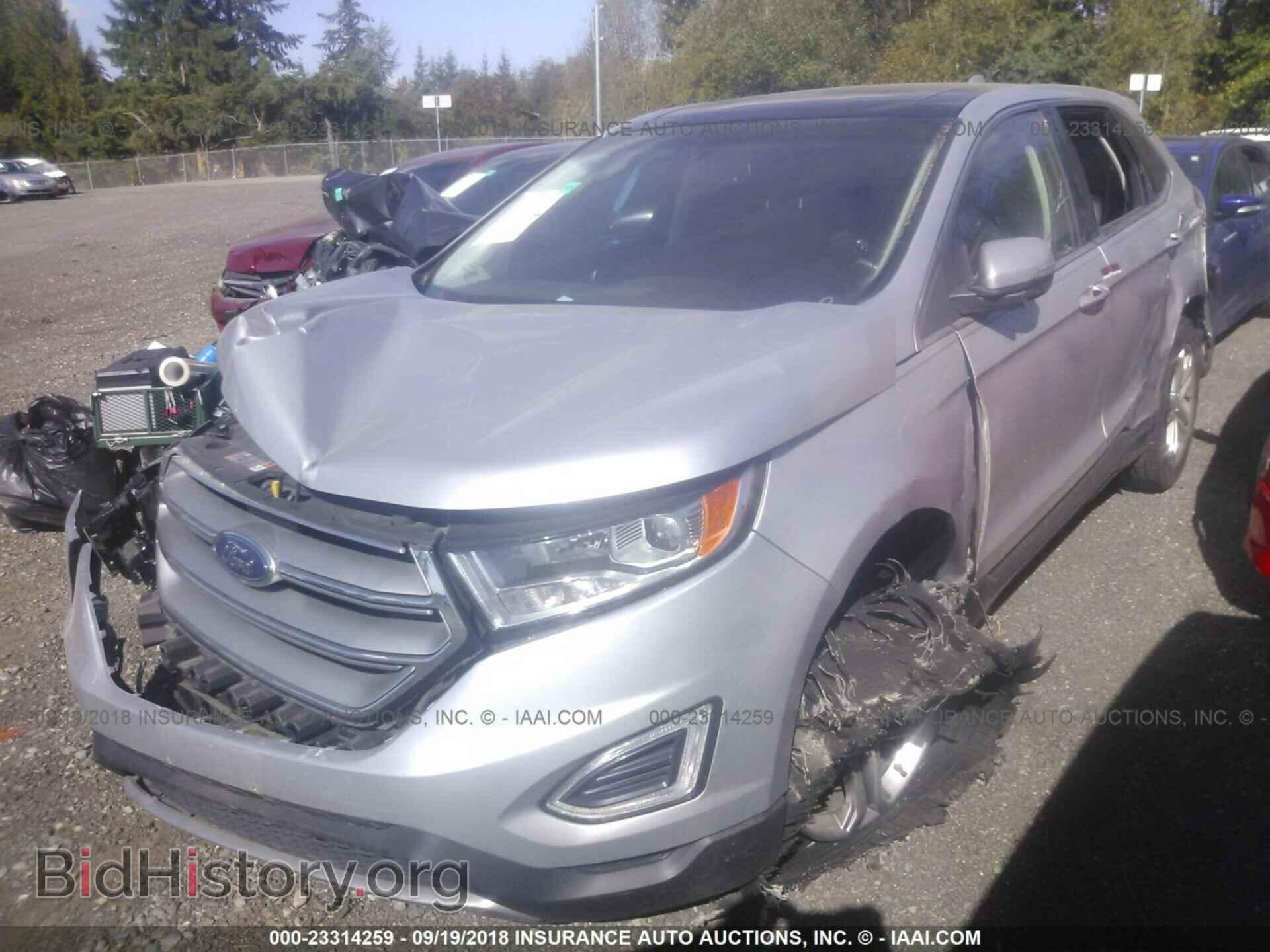 2015 Ford Edge - VIN: 2FMTK4K89FBB21758 - Фото 2