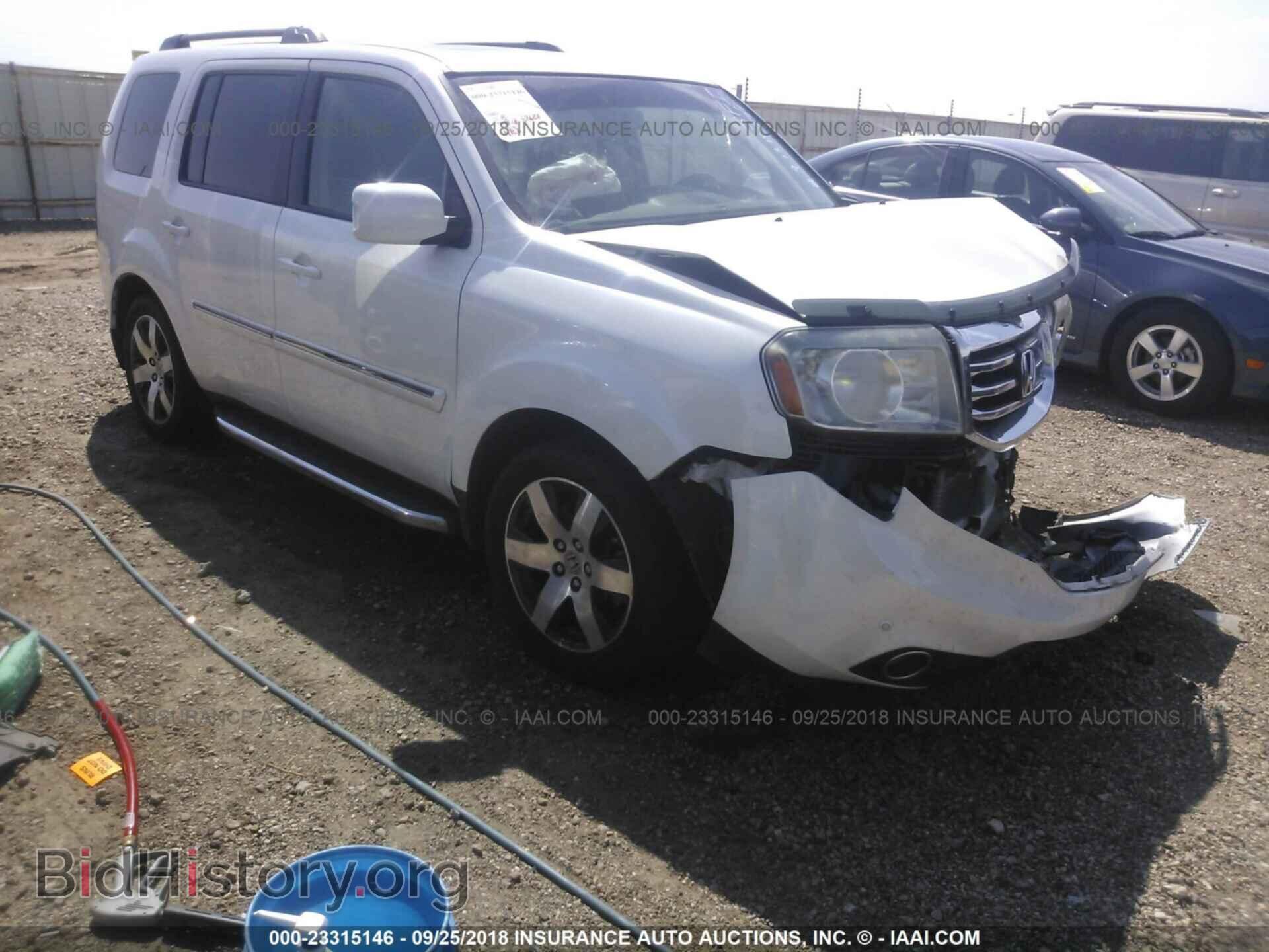Фотография 5FNYF4H96CB077456 - Honda Pilot 2012