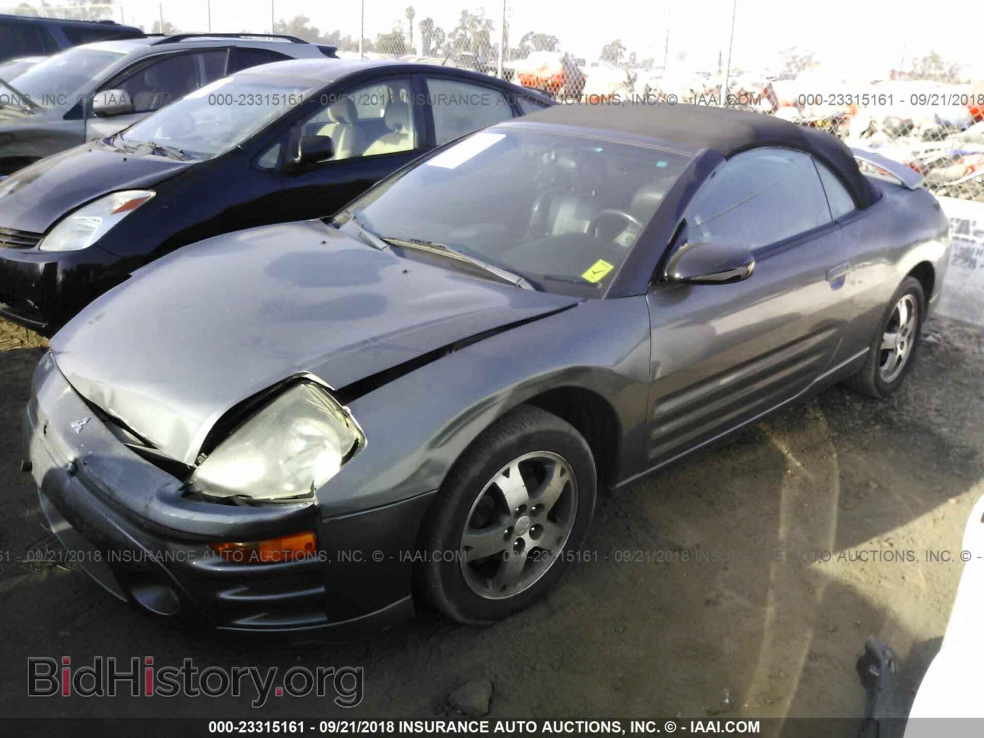 2003 MITSUBISHI ECLIPSE - VIN: 4A3AE45G83E197331 - Photo 2