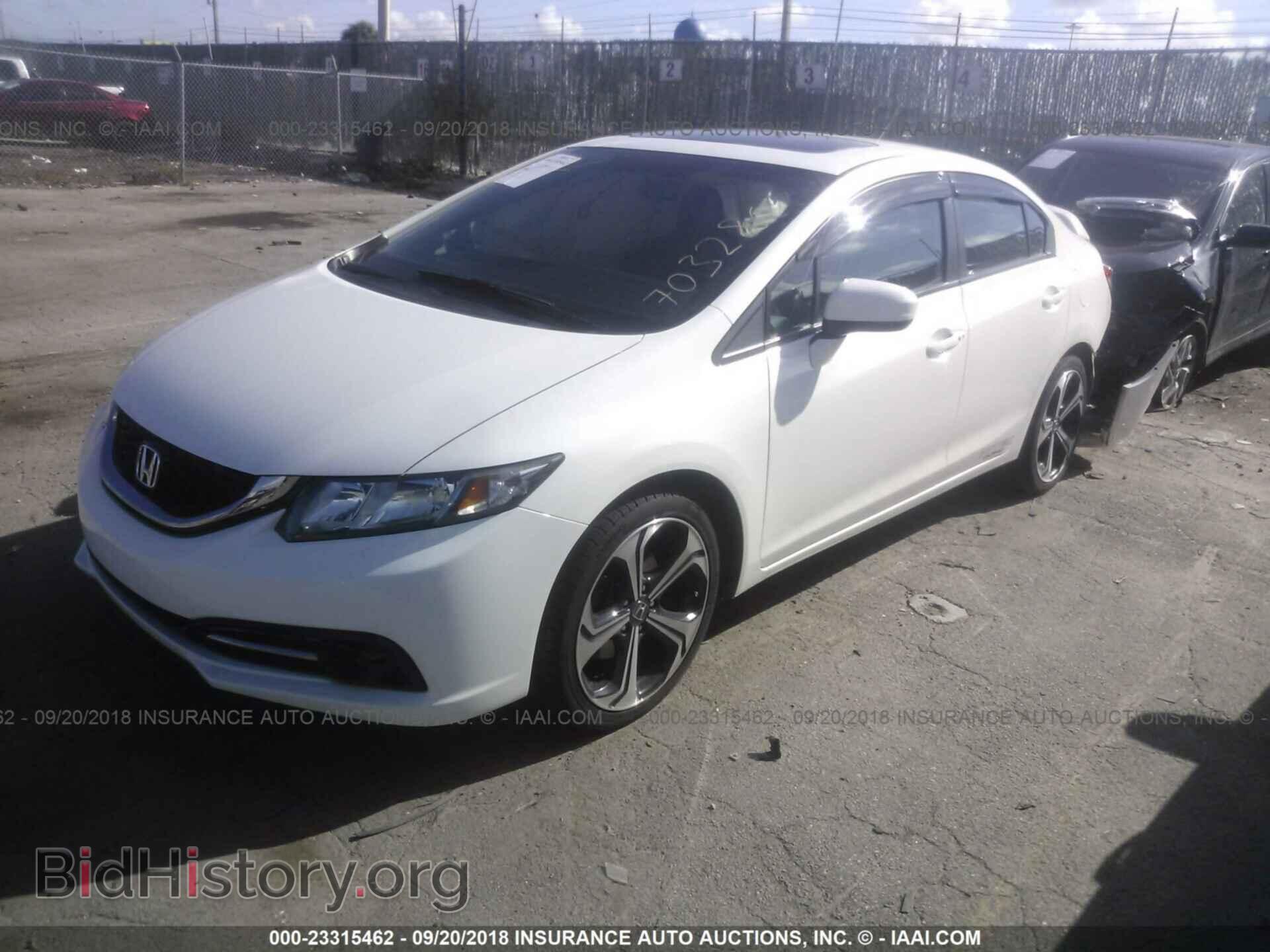 2014 Honda Civic - VIN: 2HGFB6E57EH703286 - Фото 2