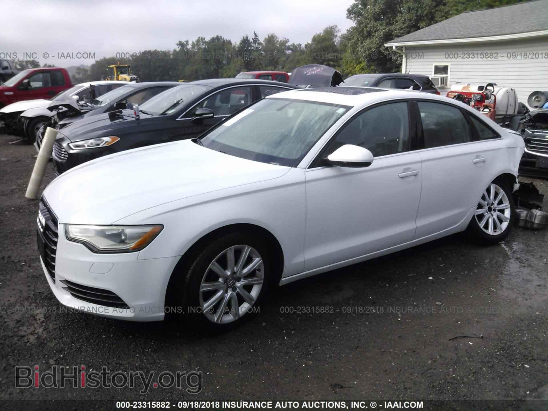 2014 Audi A6 - VIN: WAUGFAFC7EN123726 - Фото 2