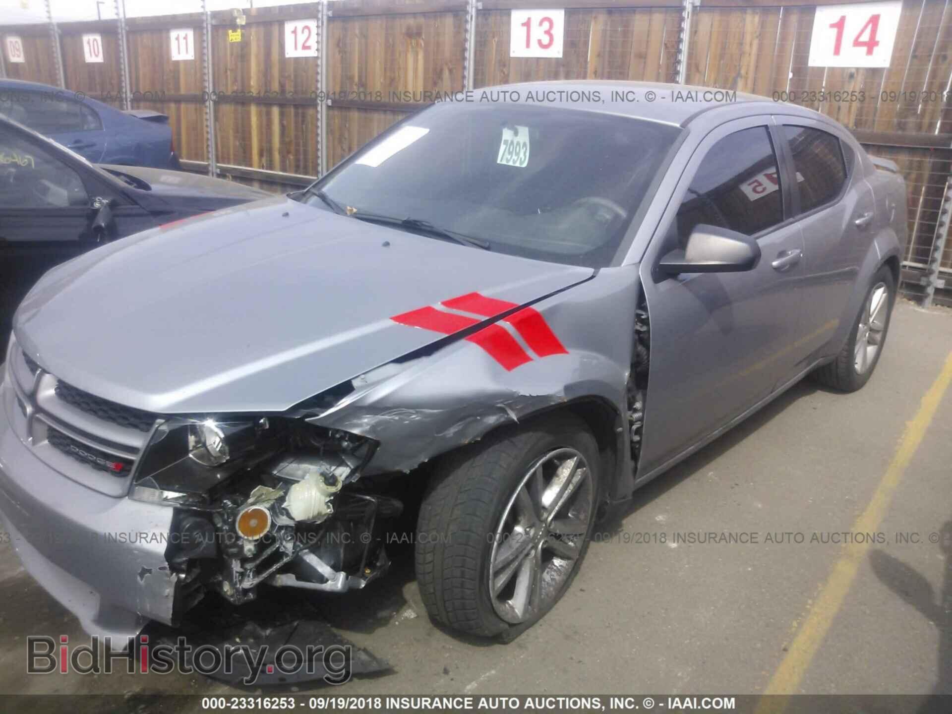 2013 Dodge Avenger - VIN: 1C3CDZAG6DN769438 - Фото 2