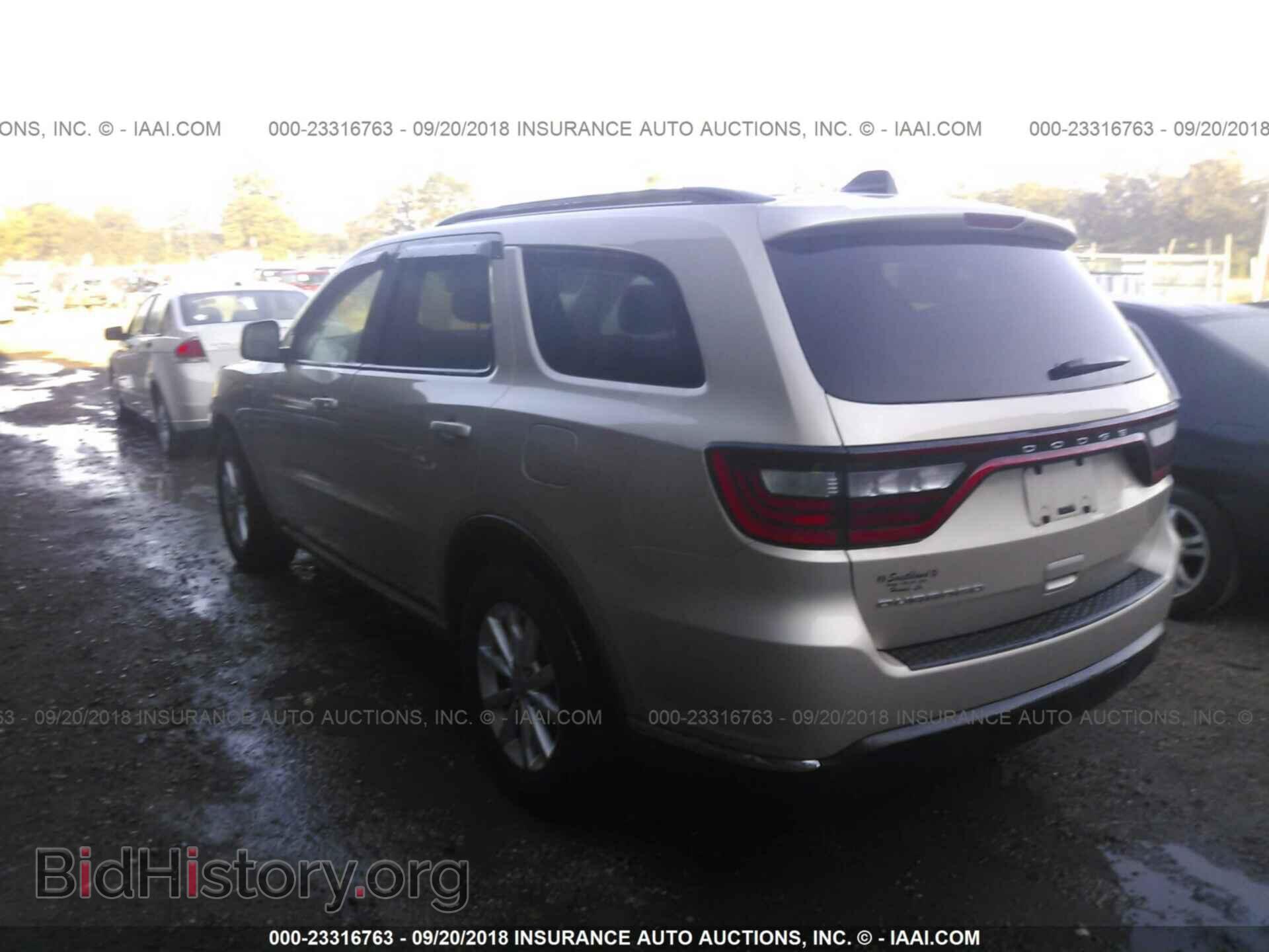 2014 Dodge Durango - VIN: 1C4RDHAG9EC344261 - Фото 3