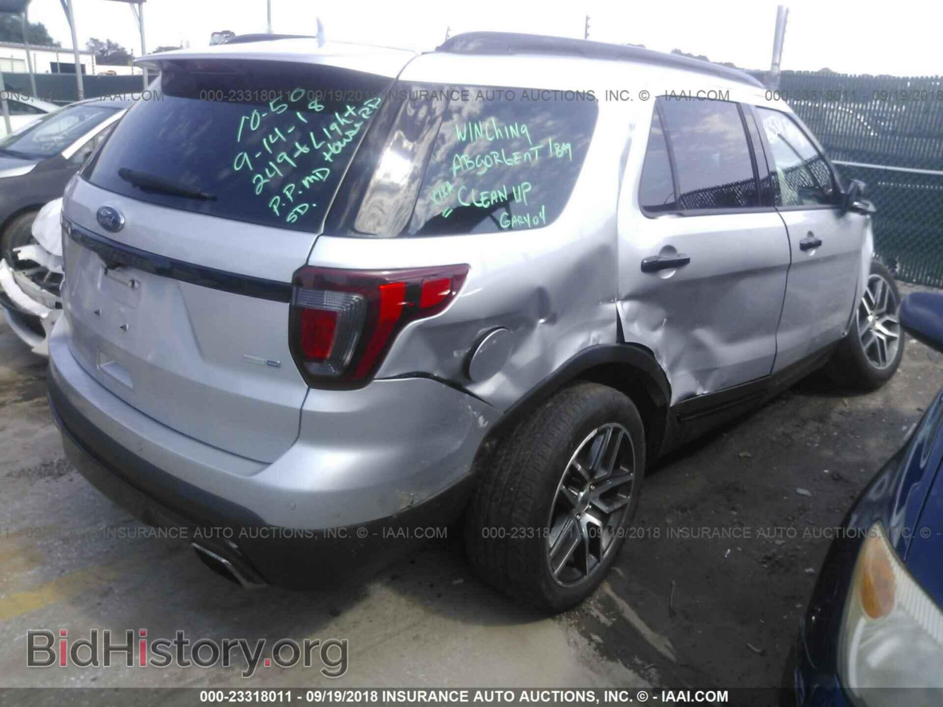 2016 Ford Explorer - VIN: 1FM5K8GT7GGD23148 - Фото 4