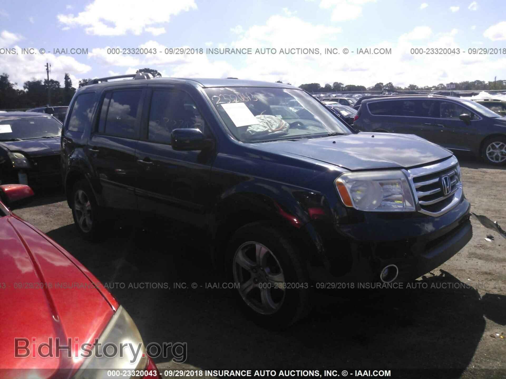 Фотография 5FNYF3H41CB020886 - Honda Pilot 2012