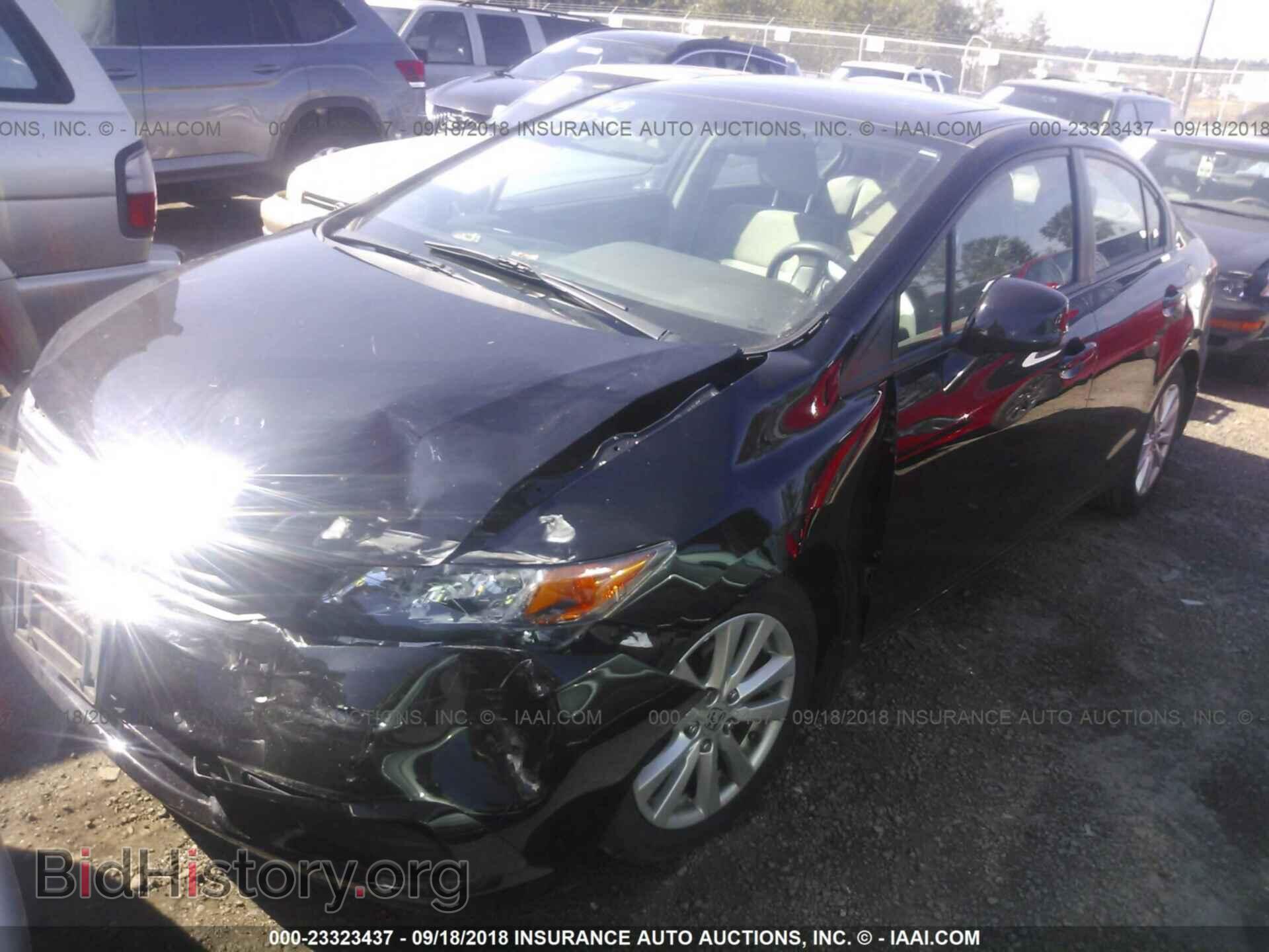 2012 Honda Civic - VIN: 19XFB2F80CE339740 - Фото 2