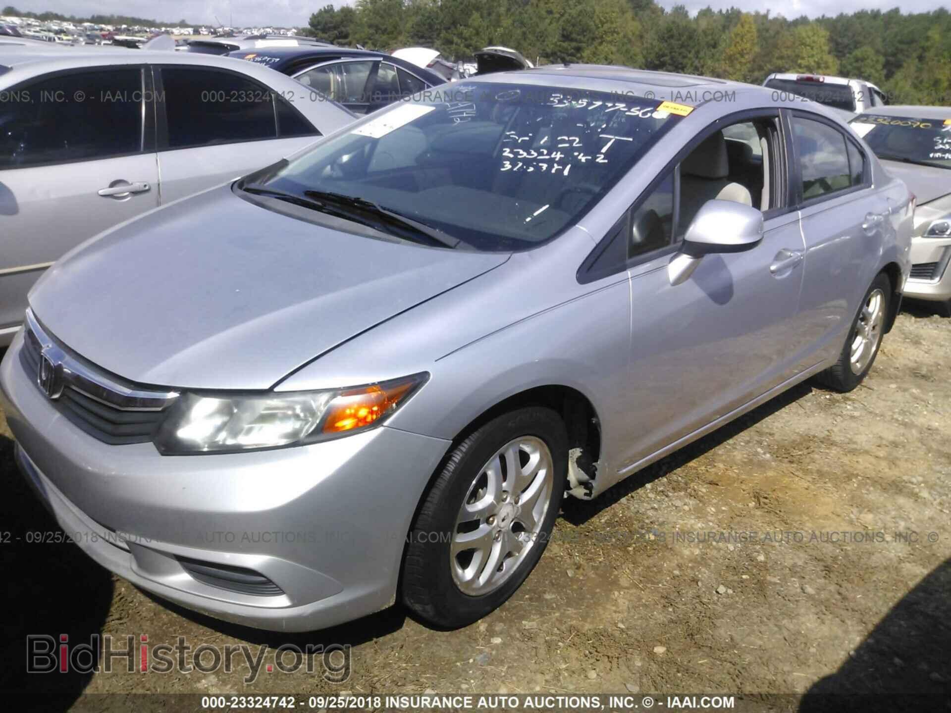 2012 HONDA CIVIC - VIN: 2HGFB2F87CH325341 - Photo 2
