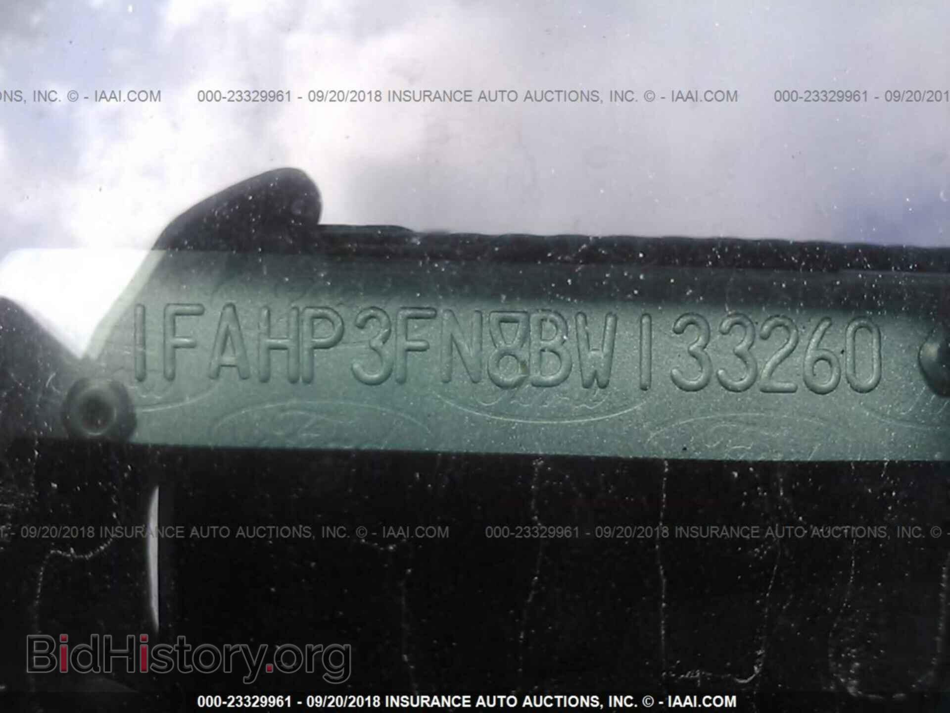 2011 FORD FOCUS - VIN: 1FAHP3FN8BW133260 - Фото 9