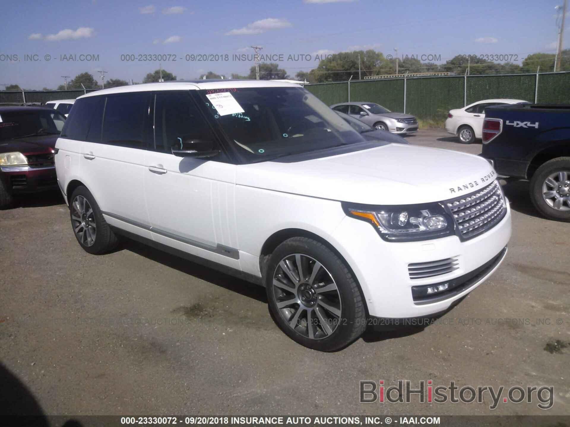 Photo SALGV3TF8FA233038 - Land rover Range rover 2015