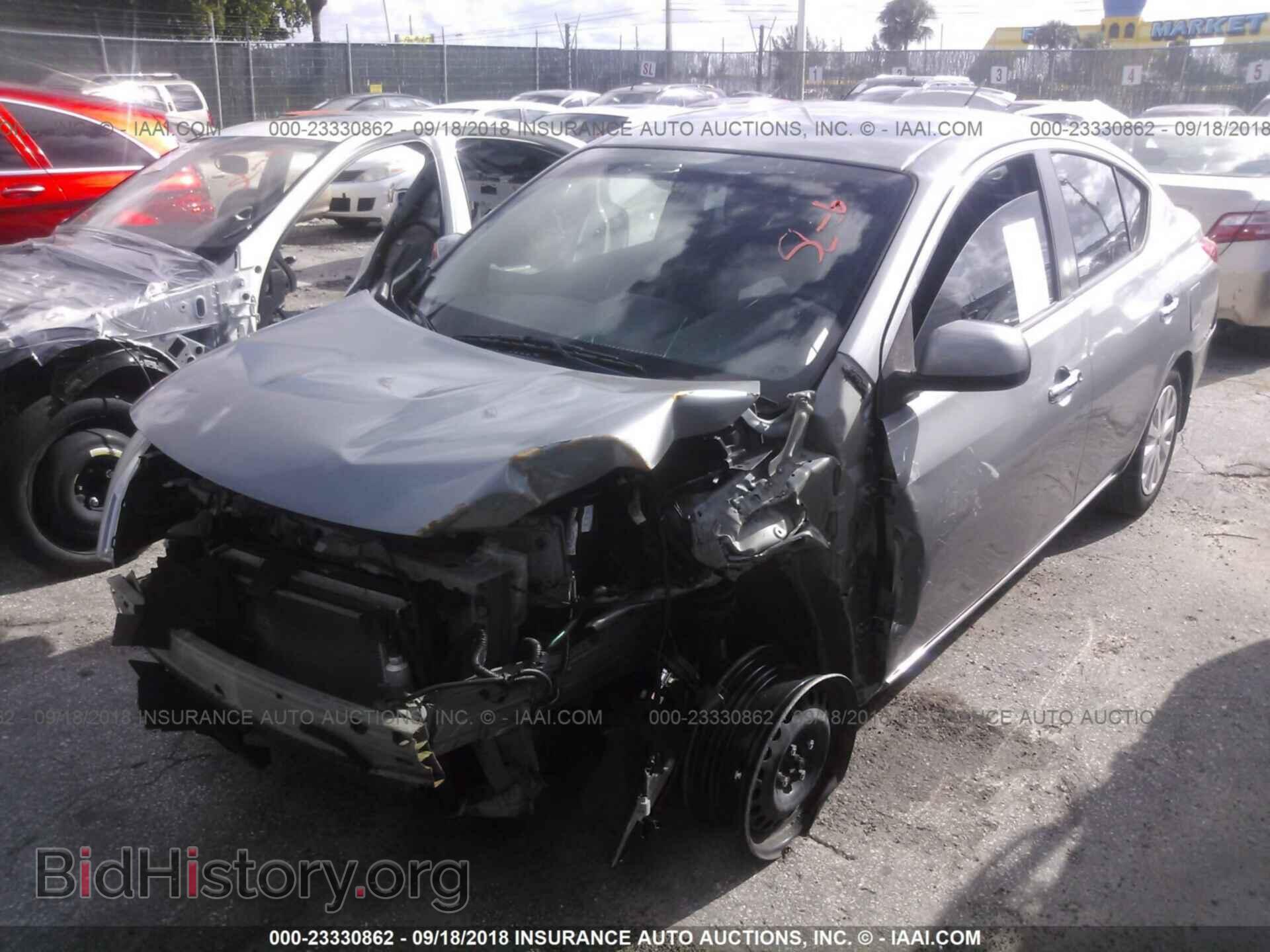 2012 Nissan Versa - VIN: 3N1CN7AP4CL874459 - Фото 2
