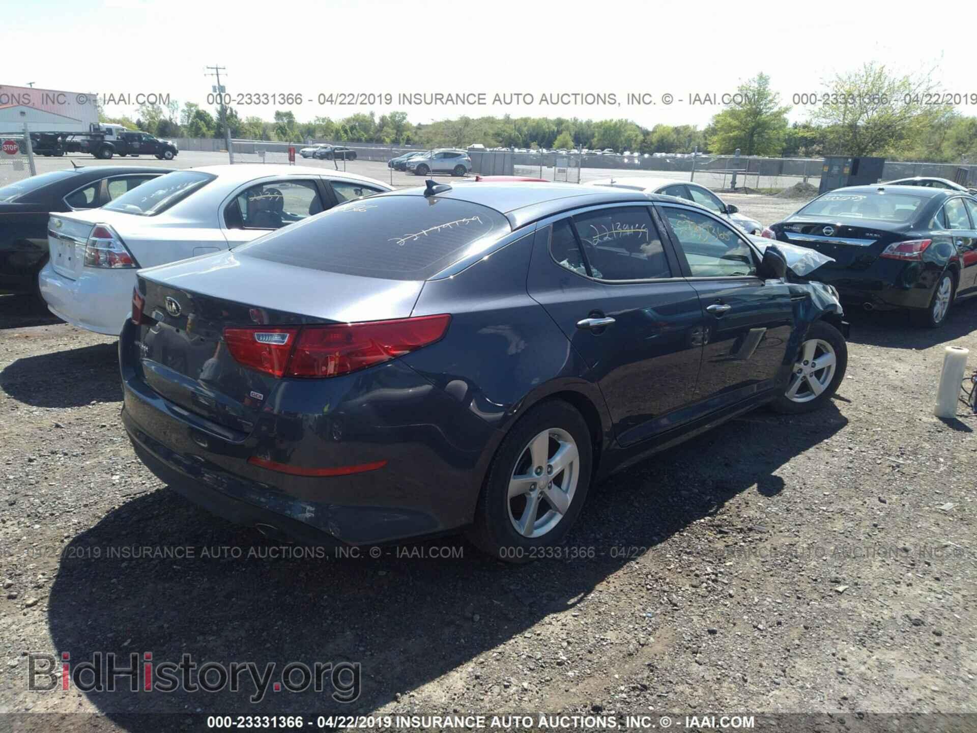 2015 KIA OPTIMA - VIN: KNAGM4A72F5584237 - Photo 4