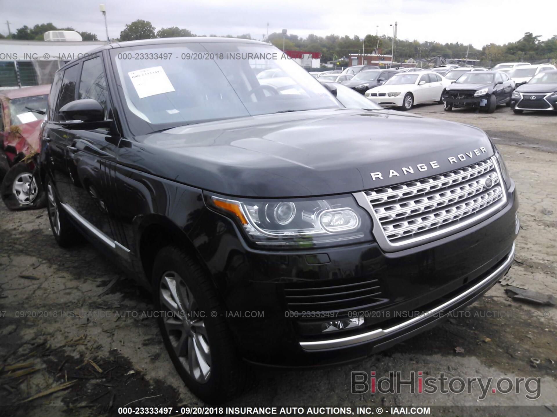 Photo SALGS2PF6GA316241 - Land rover Range rover 2016