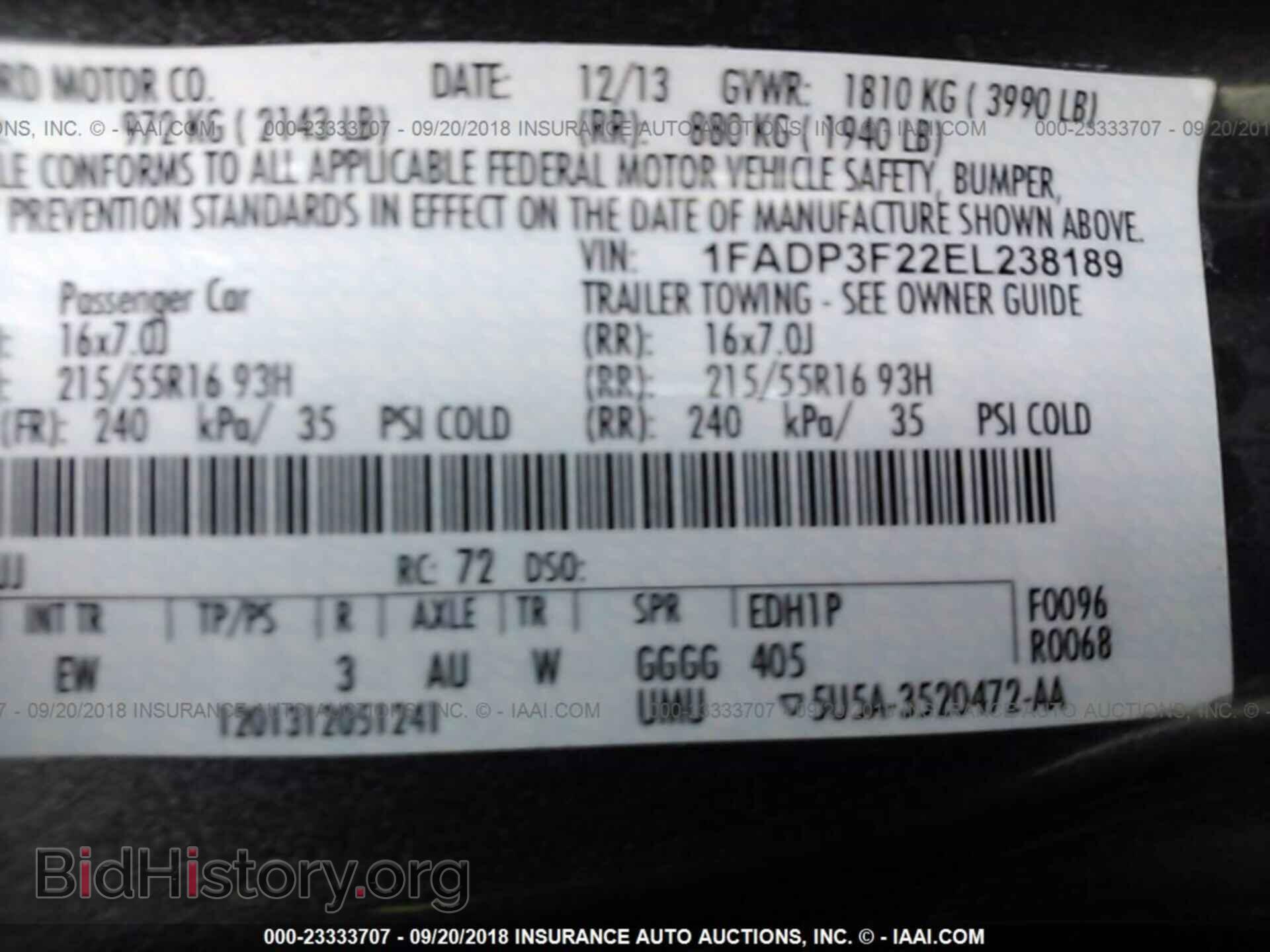 2014 Ford Focus - VIN: 1FADP3F22EL238189 - Photo 9