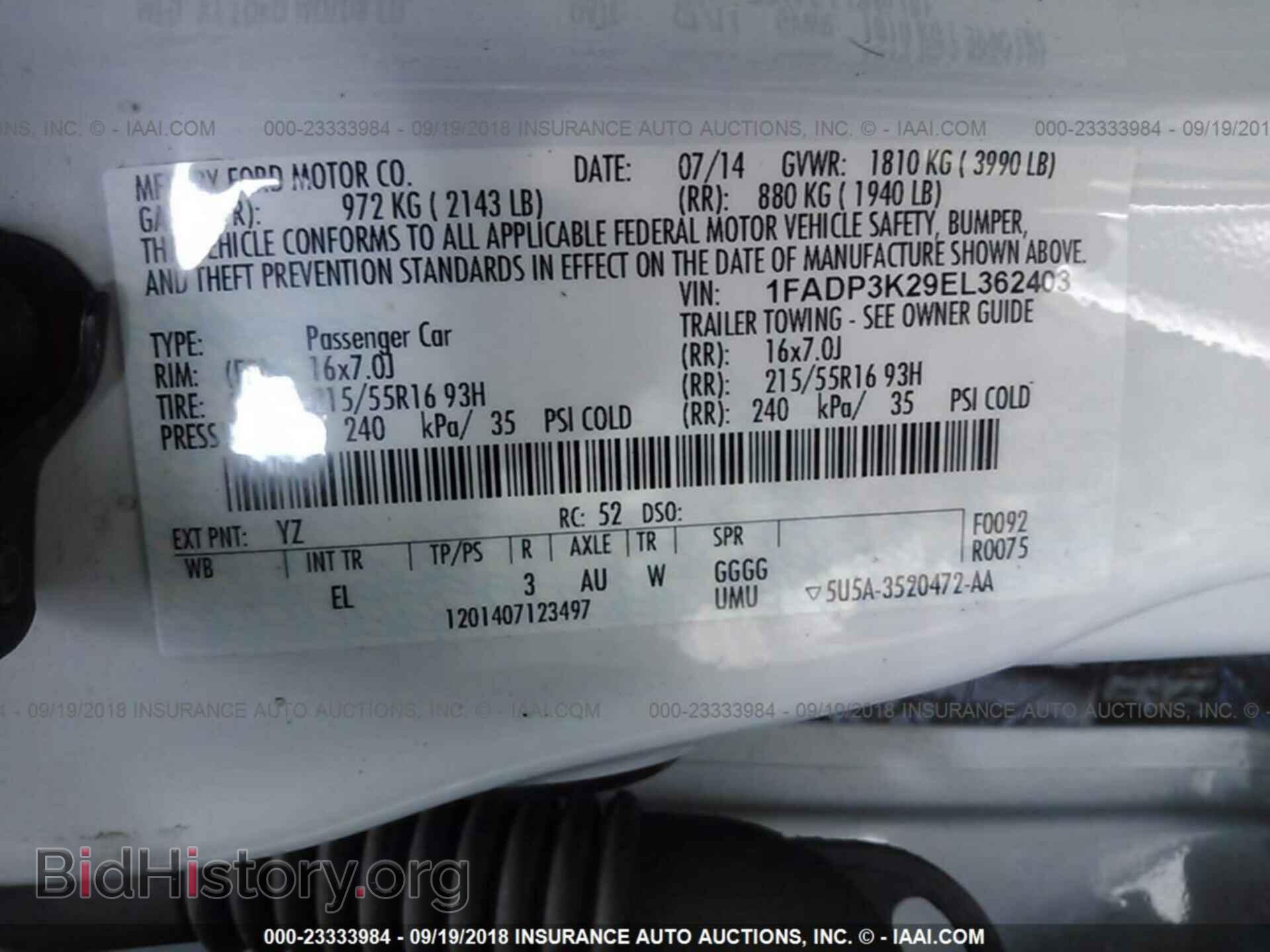 2014 Ford Focus - VIN: 1FADP3K29EL362403 - Photo 9