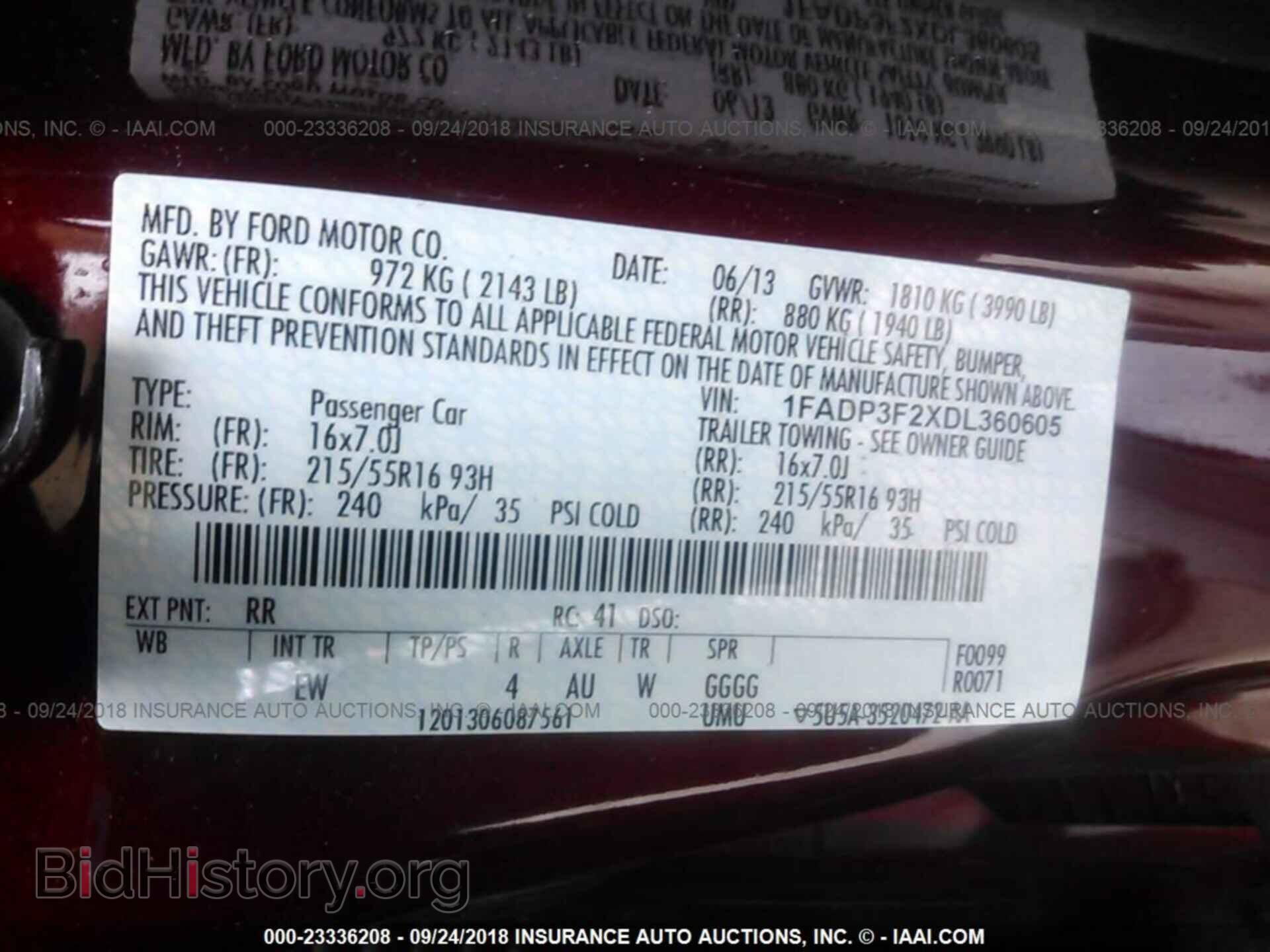2013 Ford Focus - VIN: 1FADP3F2XDL360605 - Photo 9