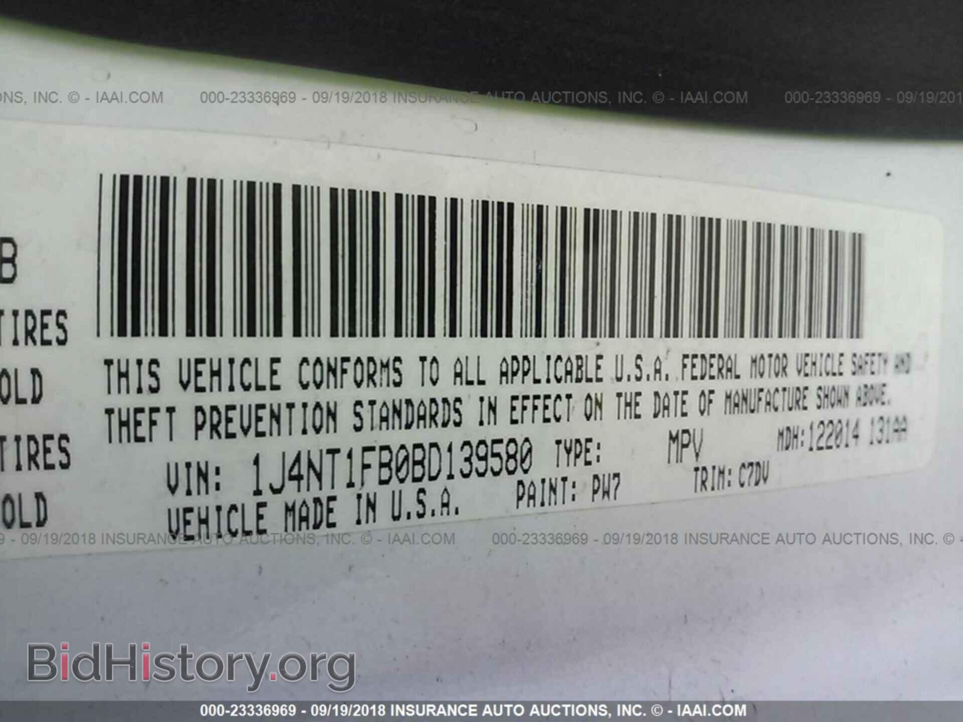 2011 JEEP COMPASS - VIN: 1J4NT1FB0BD139580 - Фото 9