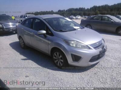 2012 Ford FIESTA, silver — VIN 3FADP4BJ8CM215384, IAAI