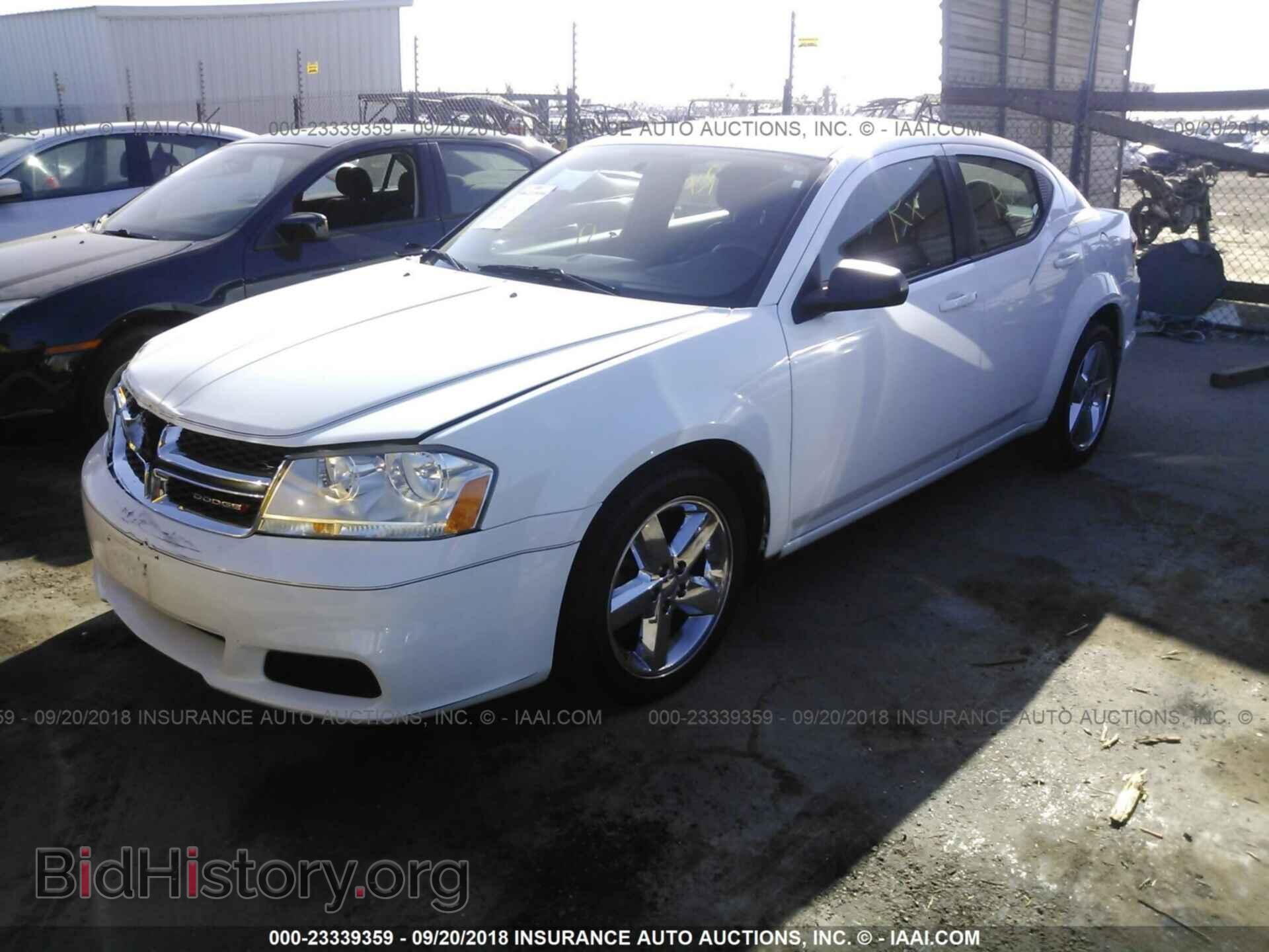 2012 Dodge Avenger - VIN: 1C3CDZAB1CN237887 - Фото 2