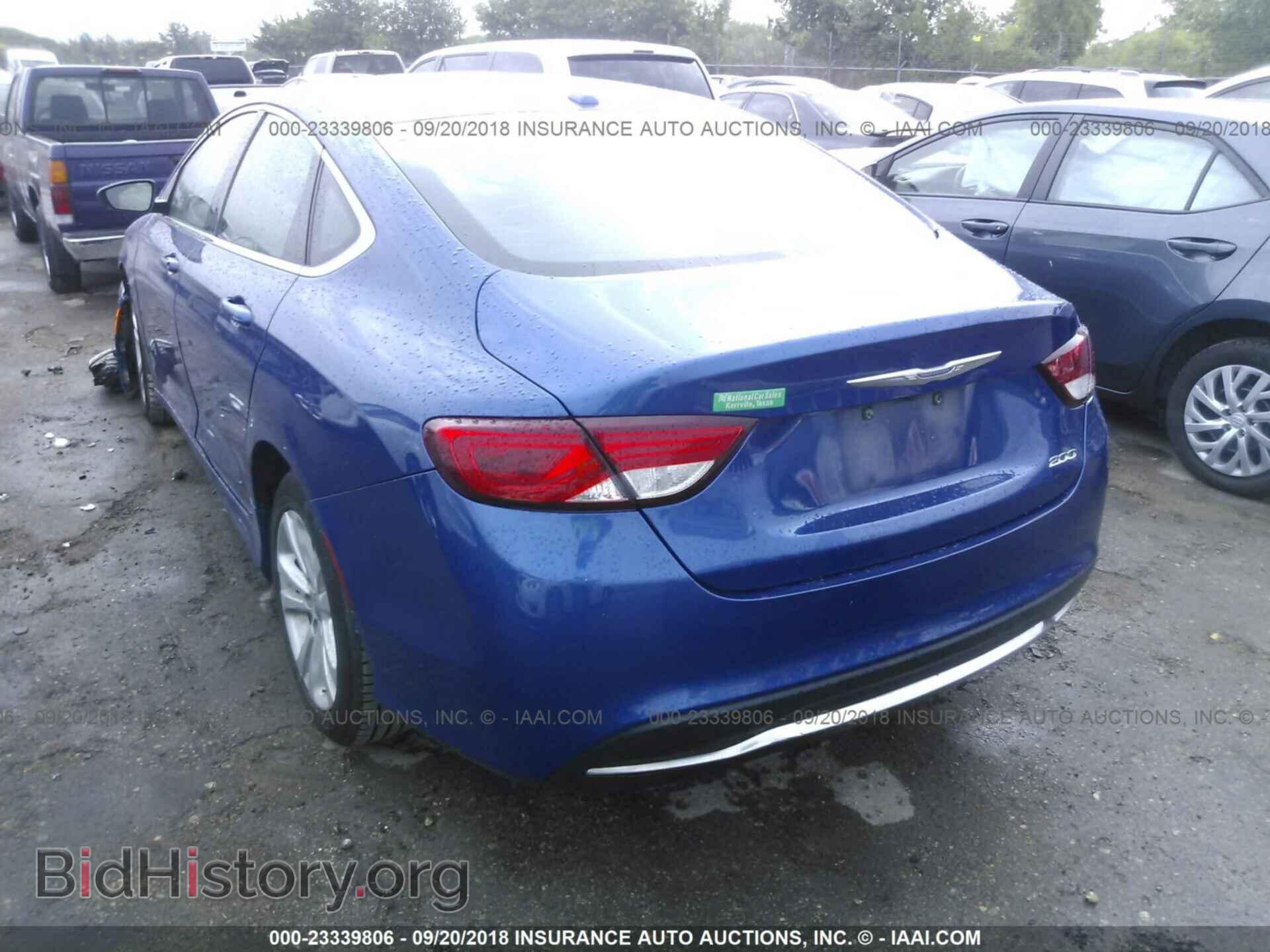 2015 Chrysler 200 - VIN: 1C3CCCAB8FN607348 - Photo 3